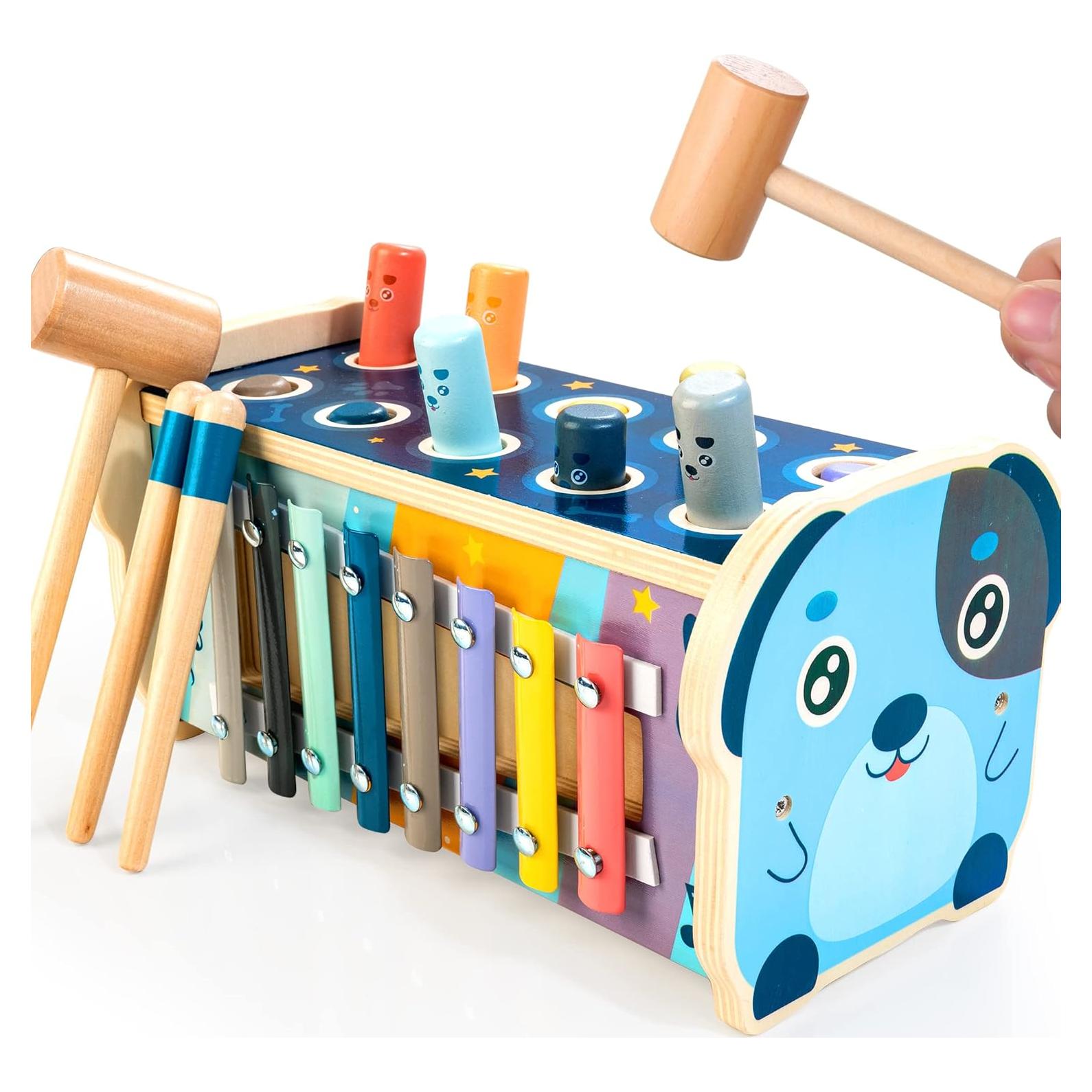 Juguete de Golpear Montessori KIDWILL 3 en 1 para Niños