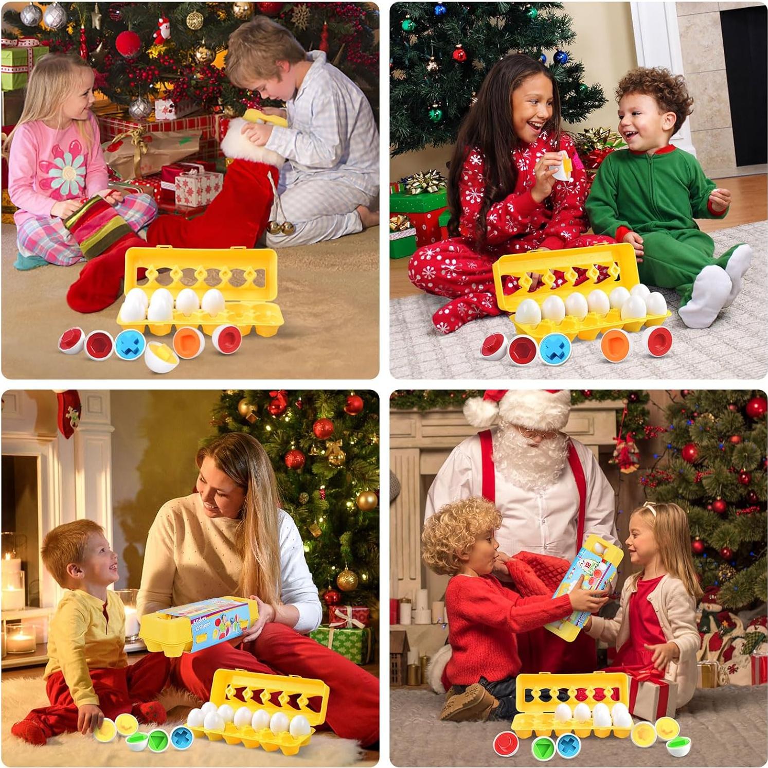 Juguetes de Huevos CPSYUB 12 PCS Montessori para Niños