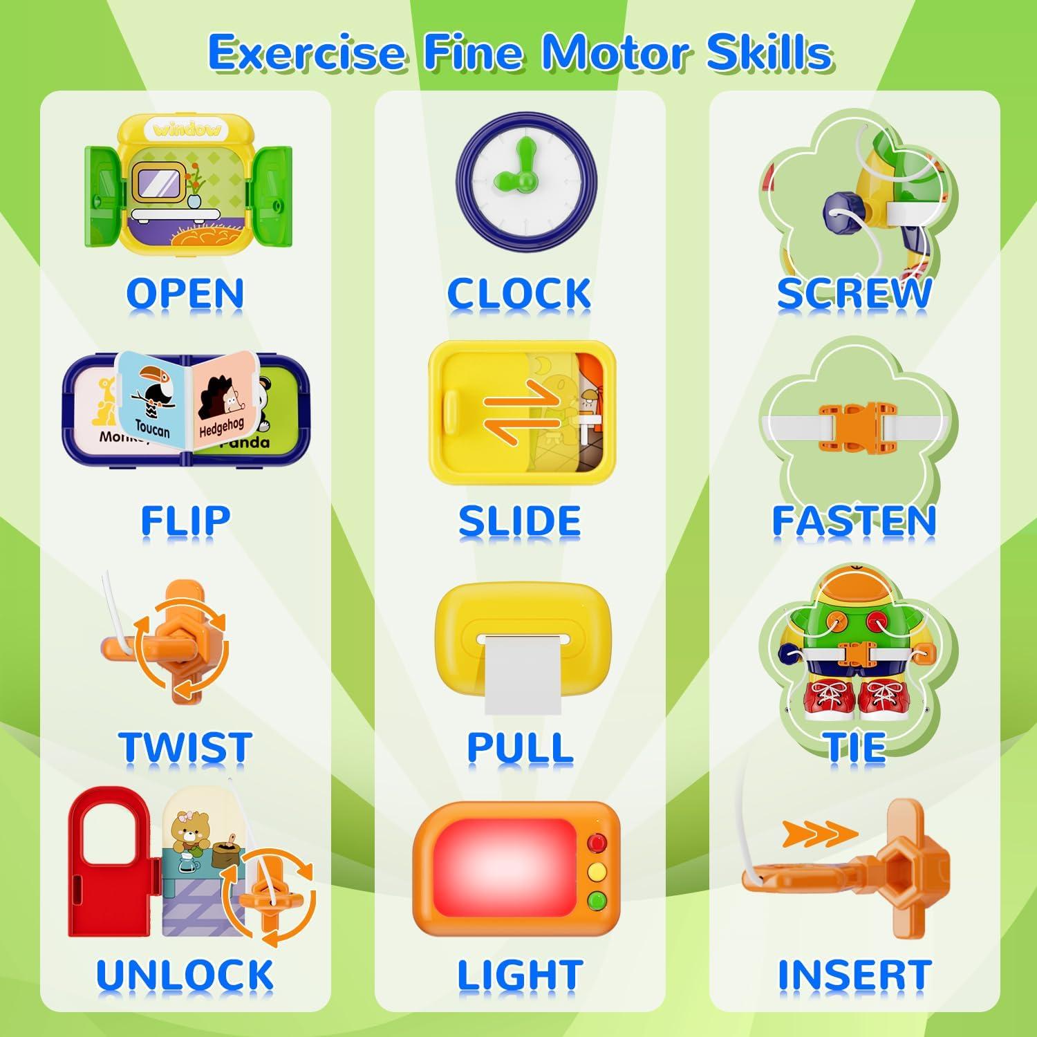 Tablero Ocupado Musical Montessori Shantou 22.95x6cm 1-3 Años