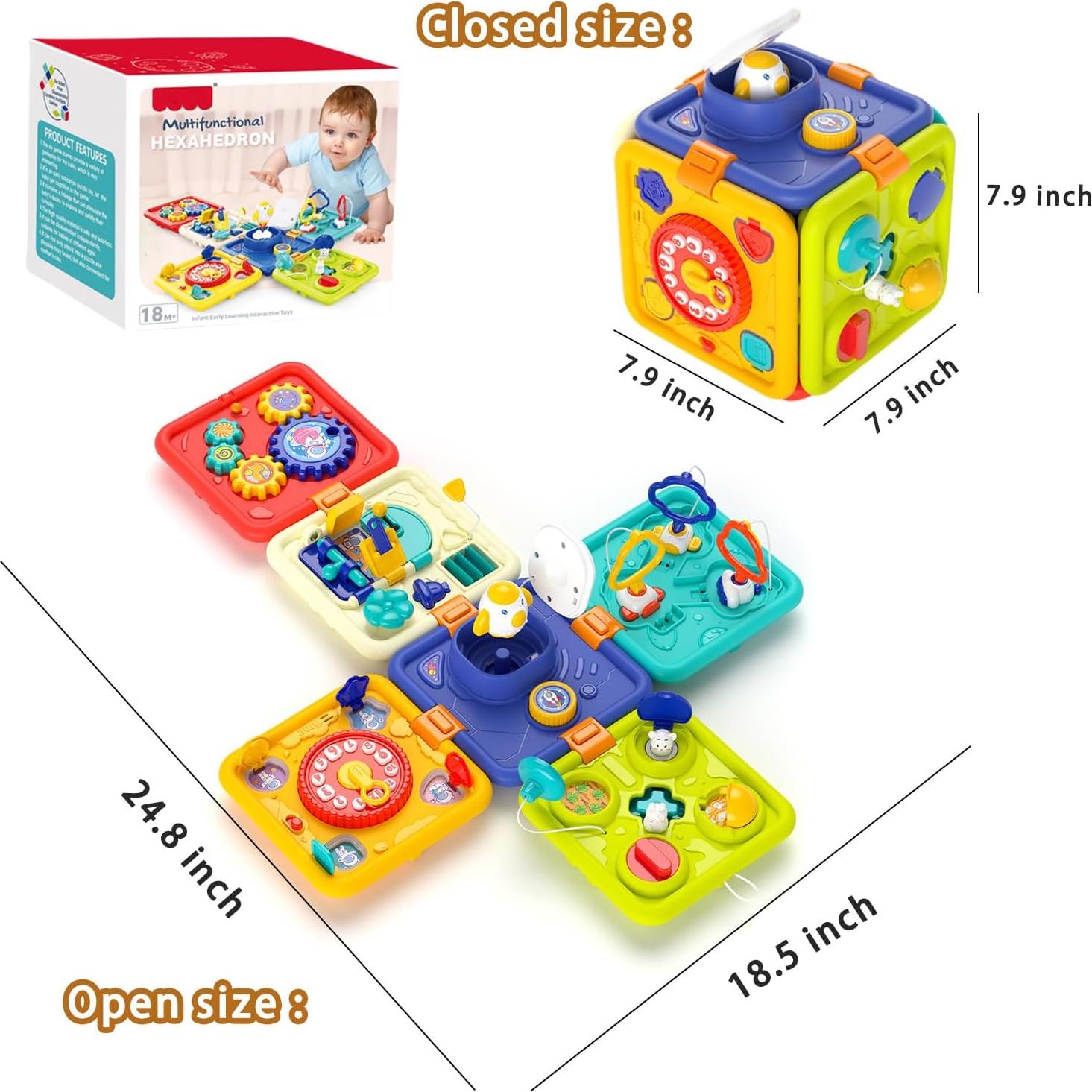 Juguete Montessori Tablero Ocupado WIIBAAHO 20 Actividades