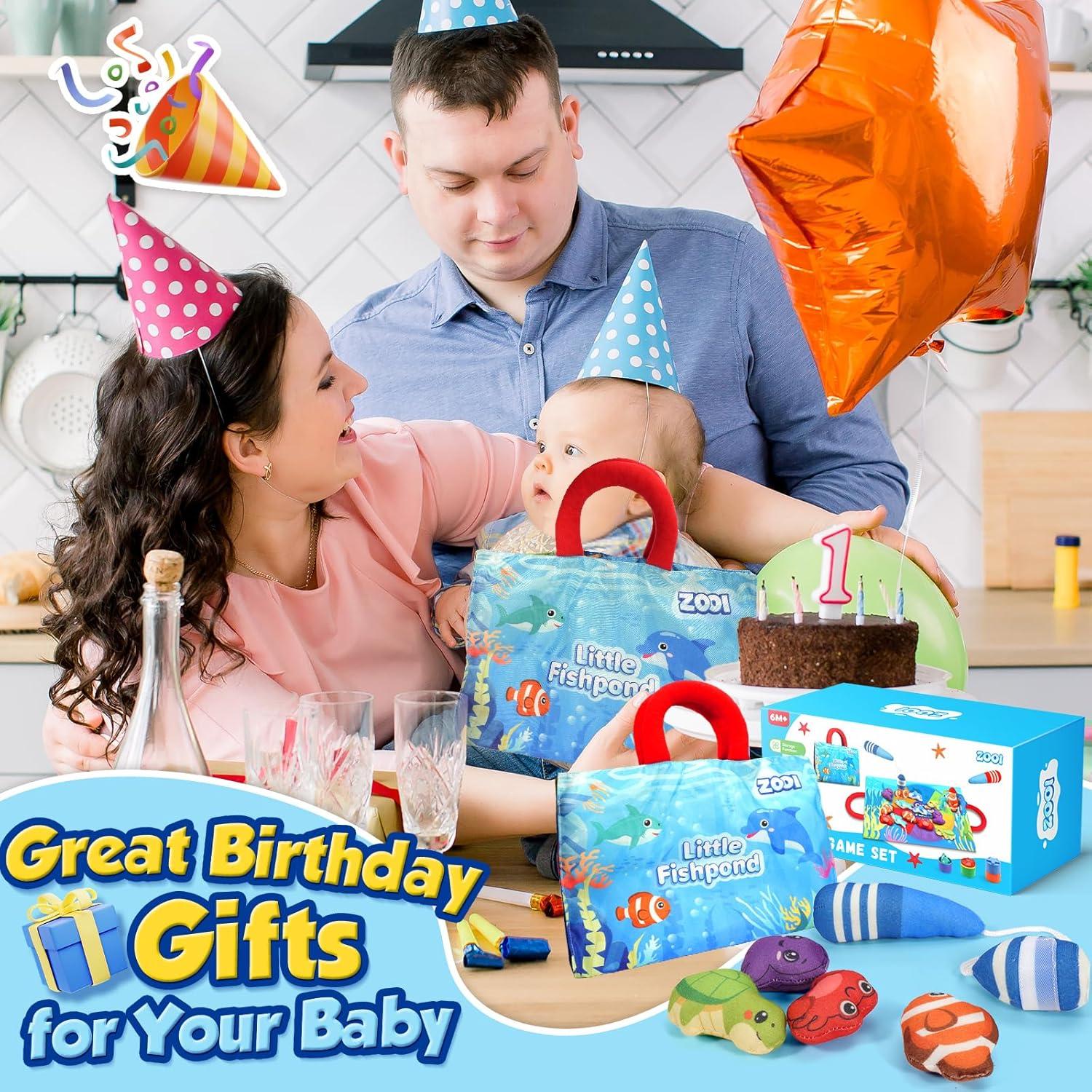 Juego de Pesca Montessori ZOOI 24 Piezas para Niños 1-3 Años