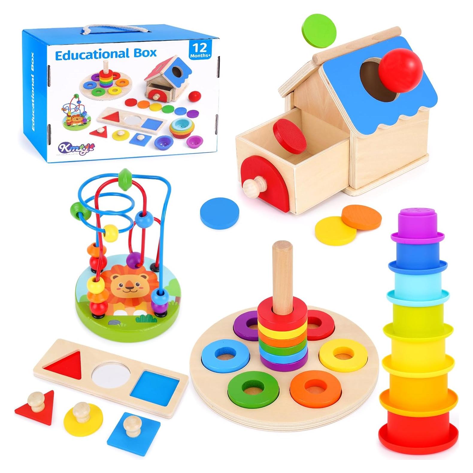 Juguetes Educativos Montessori KMTJT para Niños 1-2 Años