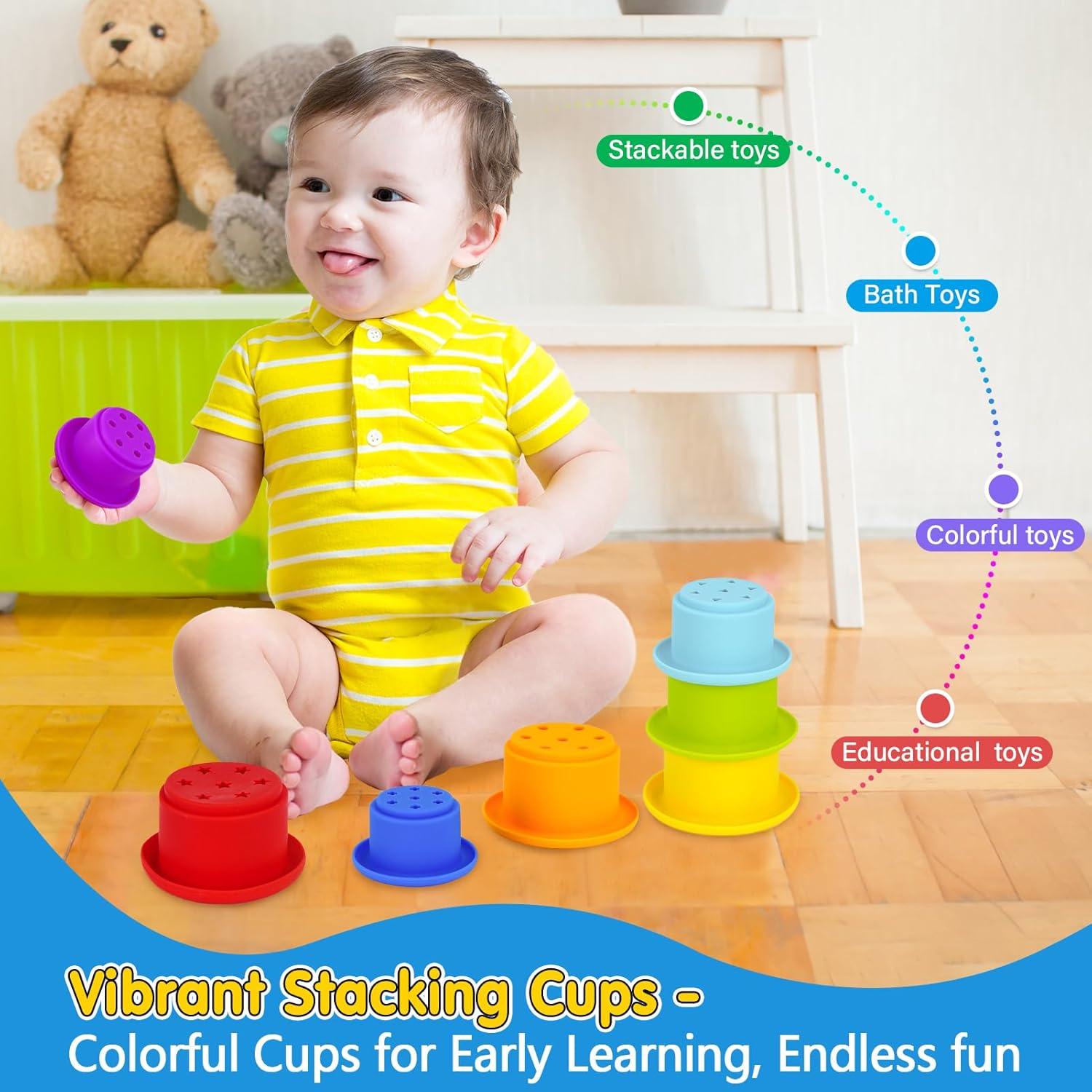 Juguetes Educativos Montessori KMTJT para Niños 1-2 Años