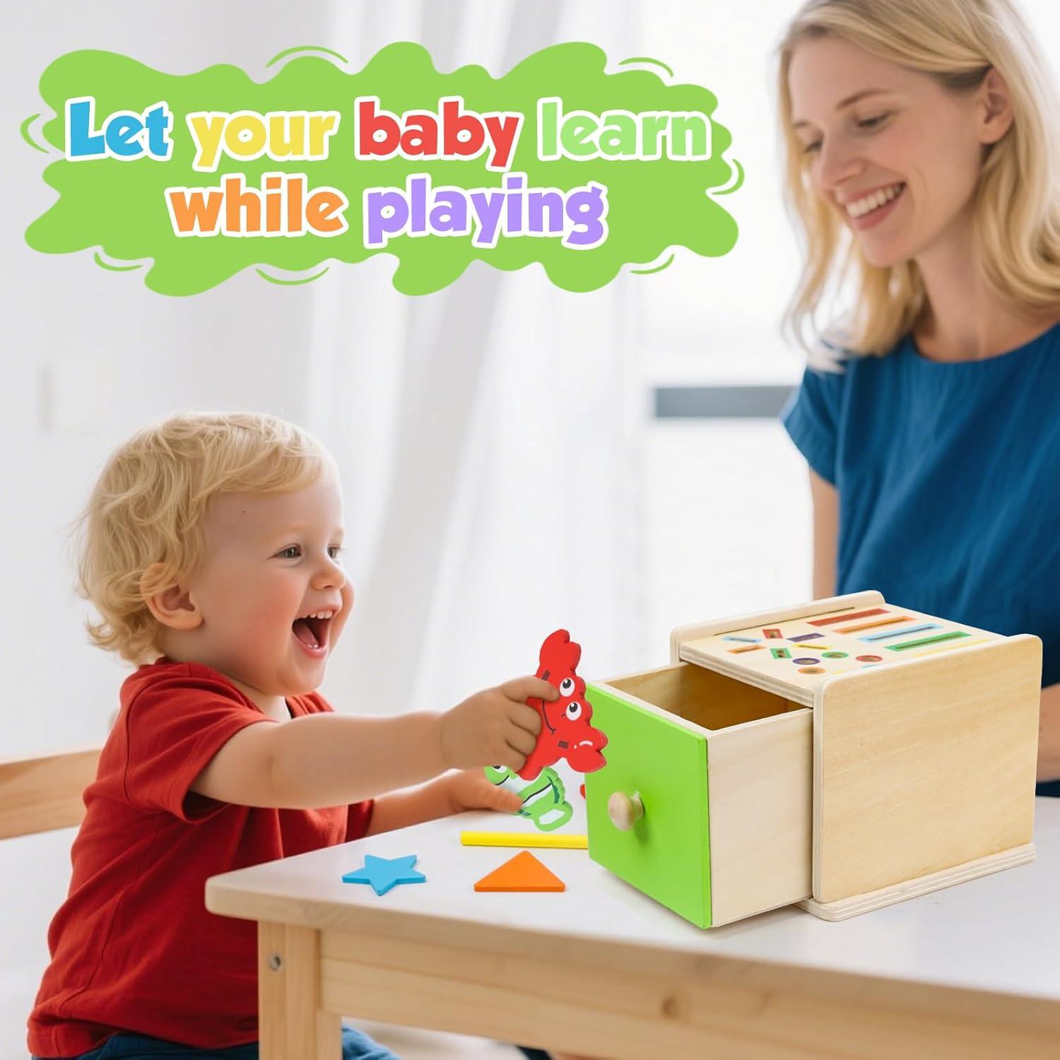 Juguete Educativo de Madera Montessori XPIY 5 en 1 para Niños