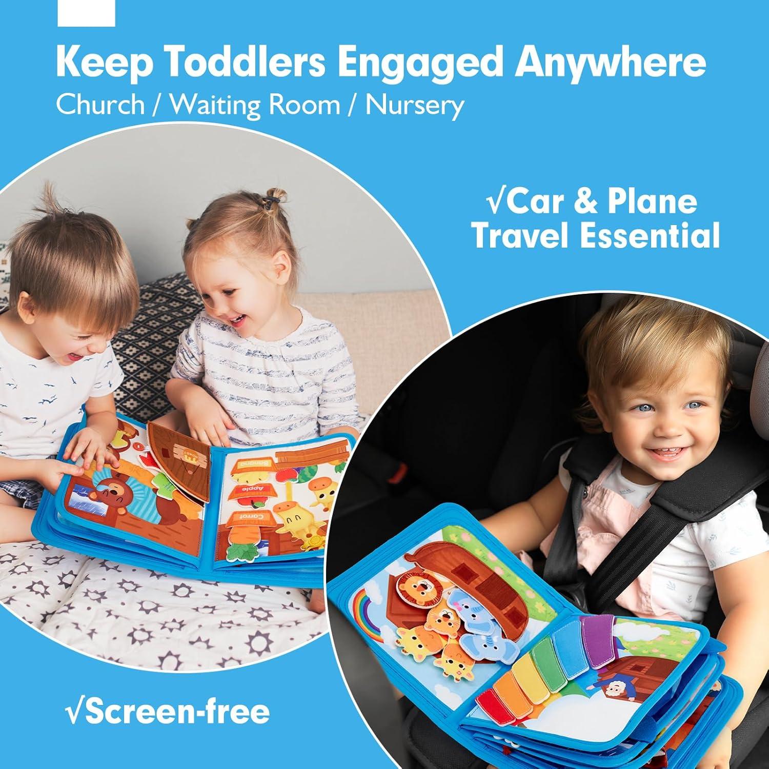 Libro Ocupado Arca de Noé hahaland para Niños 1-3 Años