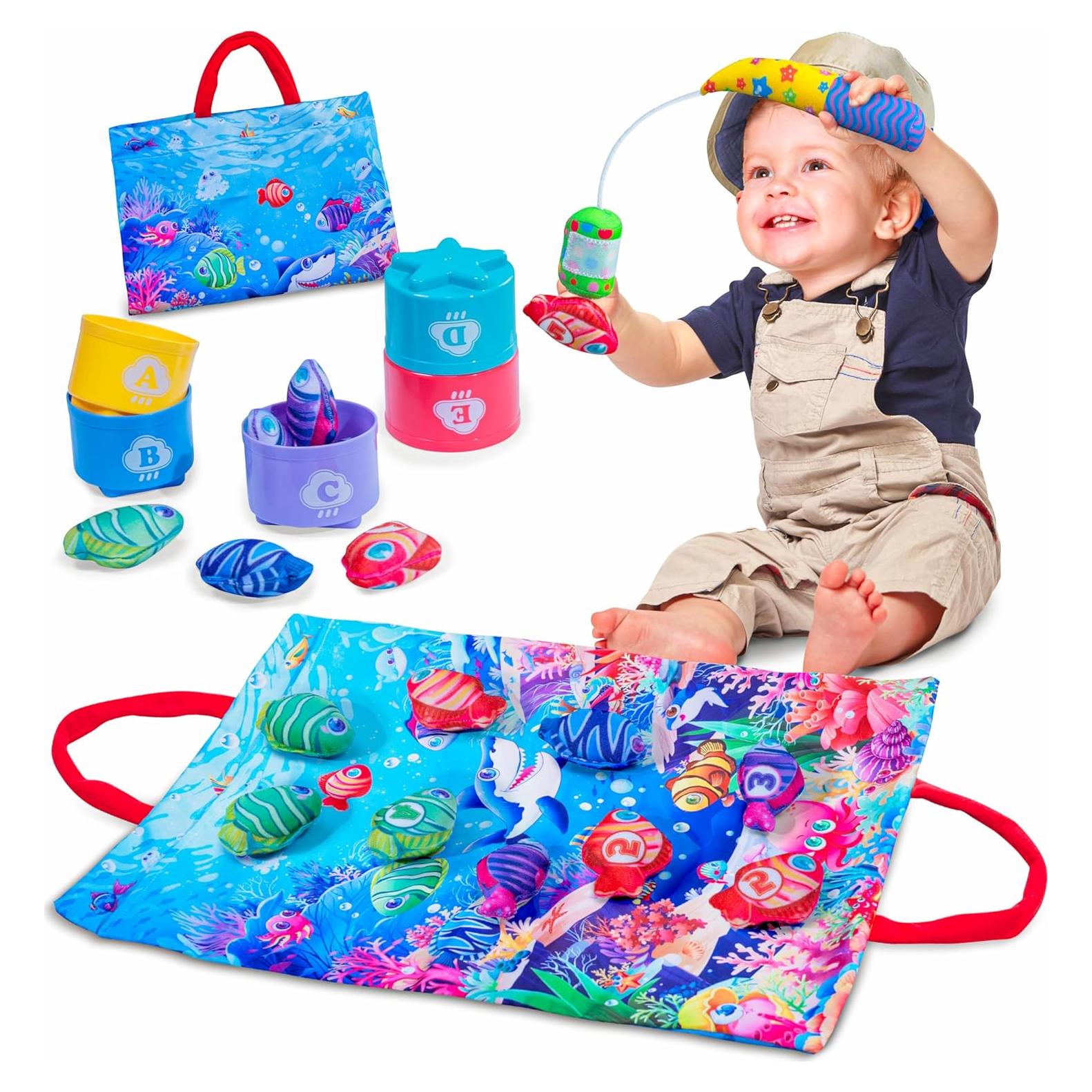 Juguete Montessori Infinno Count Learning - 15 peces y 5 tazas