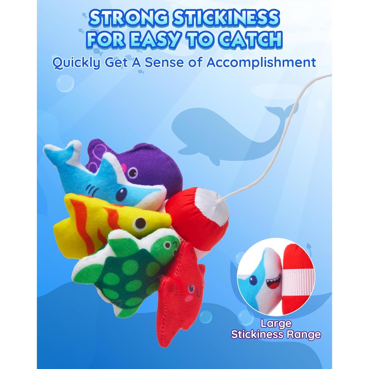 Juego de Pesca Montessori Gleamkid 10 en 1 para Niños 1-3 Años