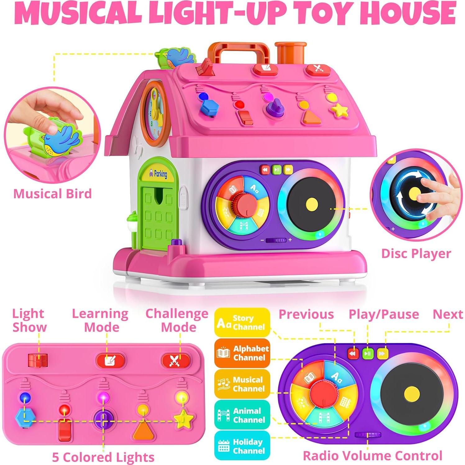 Juguetes Montessori Interactivos Cymy para Niñas 1-2 Años