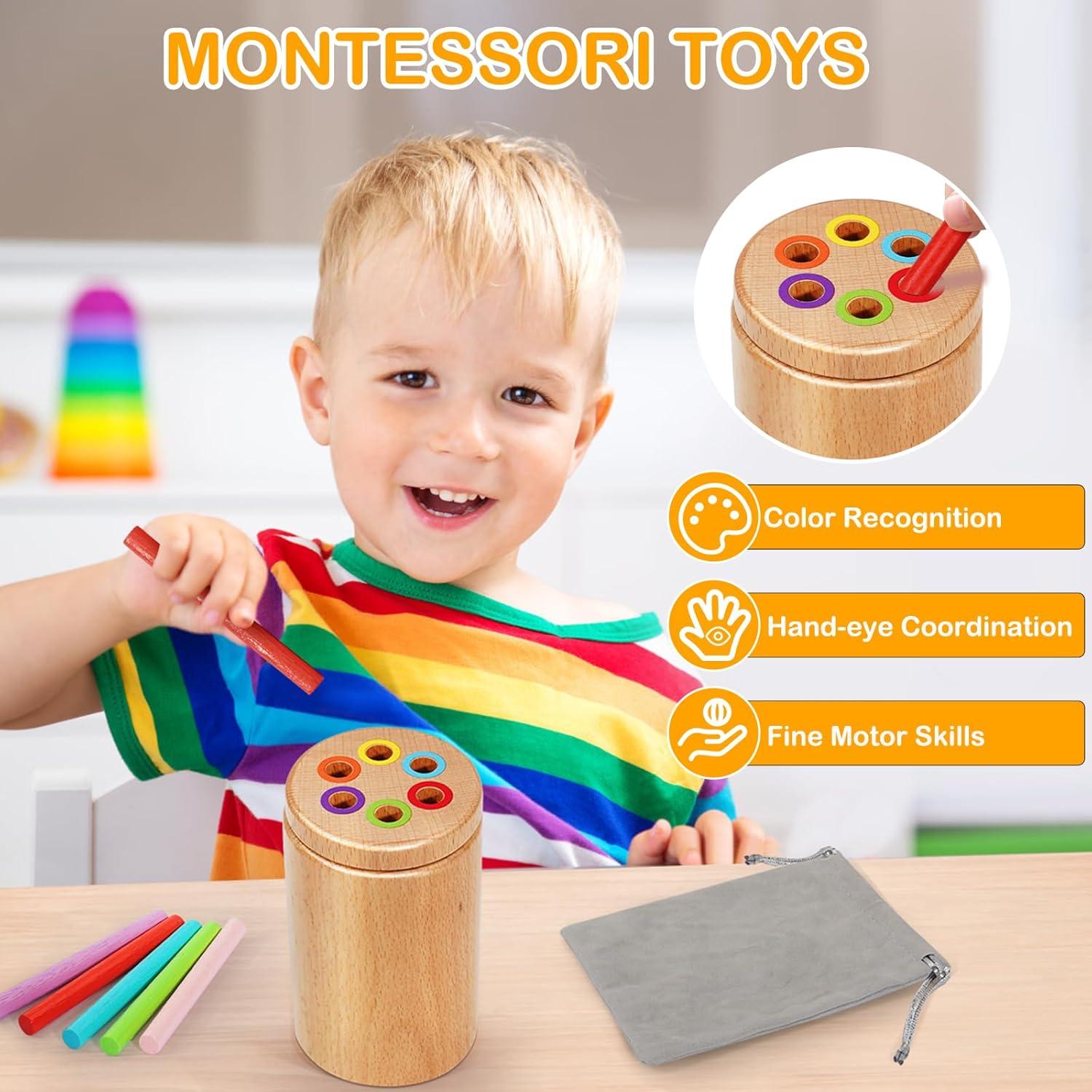 Juguete Montessori de Clasificación de Colores Soarly - Madera