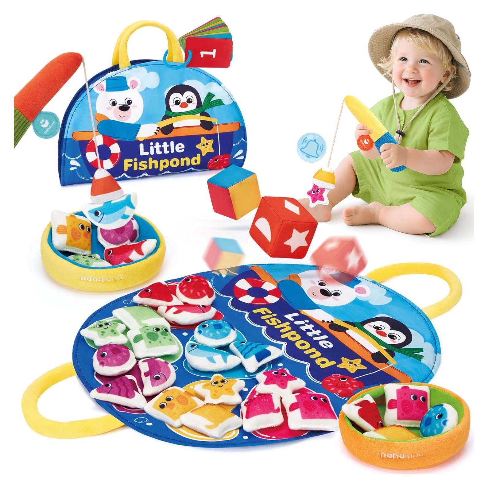 Juguetes Montessori Hahaland Juego de Pesca 1-3 Años
