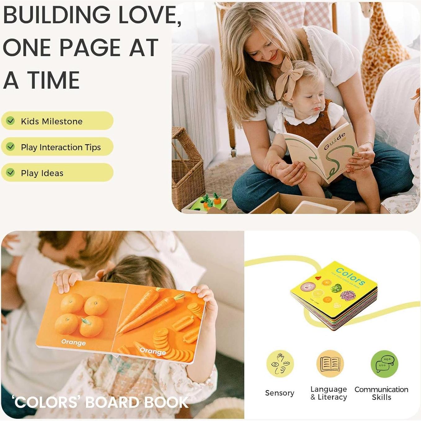 Juego Montessori Tiny Land 7 en 1 para Bebé 13-15 Meses