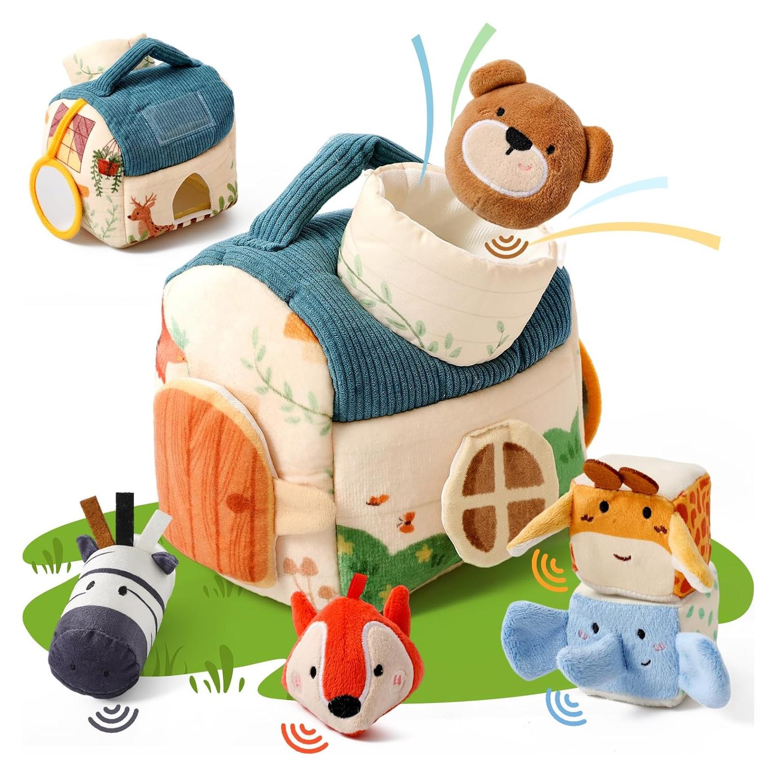 Conjunto de Animales de Peluche Youuys para Bebés 6-12 Meses