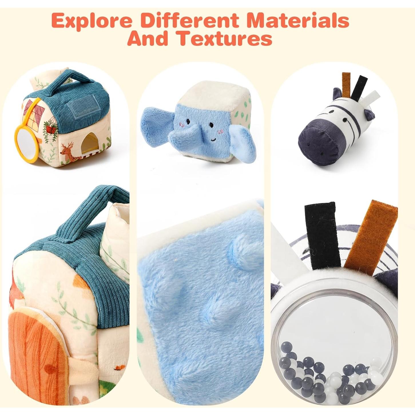 Conjunto de Animales de Peluche Youuys para Bebés 6-12 Meses