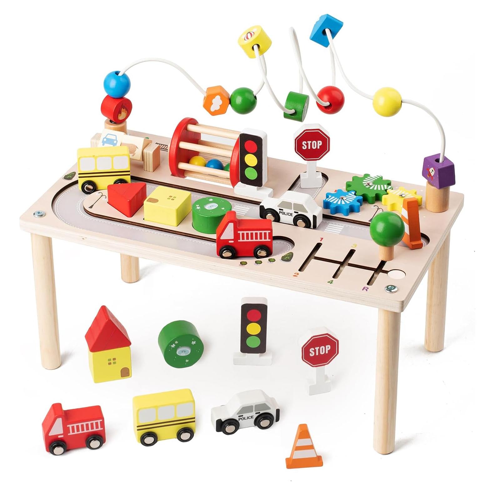 Mesa de Actividades Montessori KDSFT 8 en 1 para Bebés