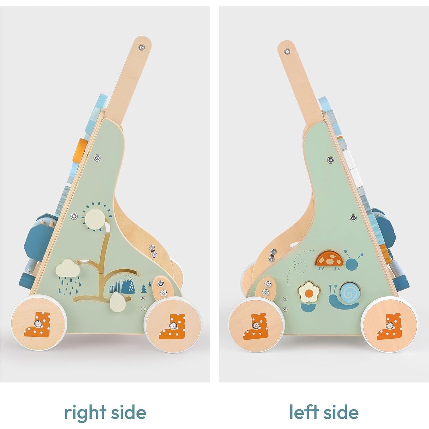 Andador de Madera PairPear con Centro de Actividades 34.3x33x55.9cm