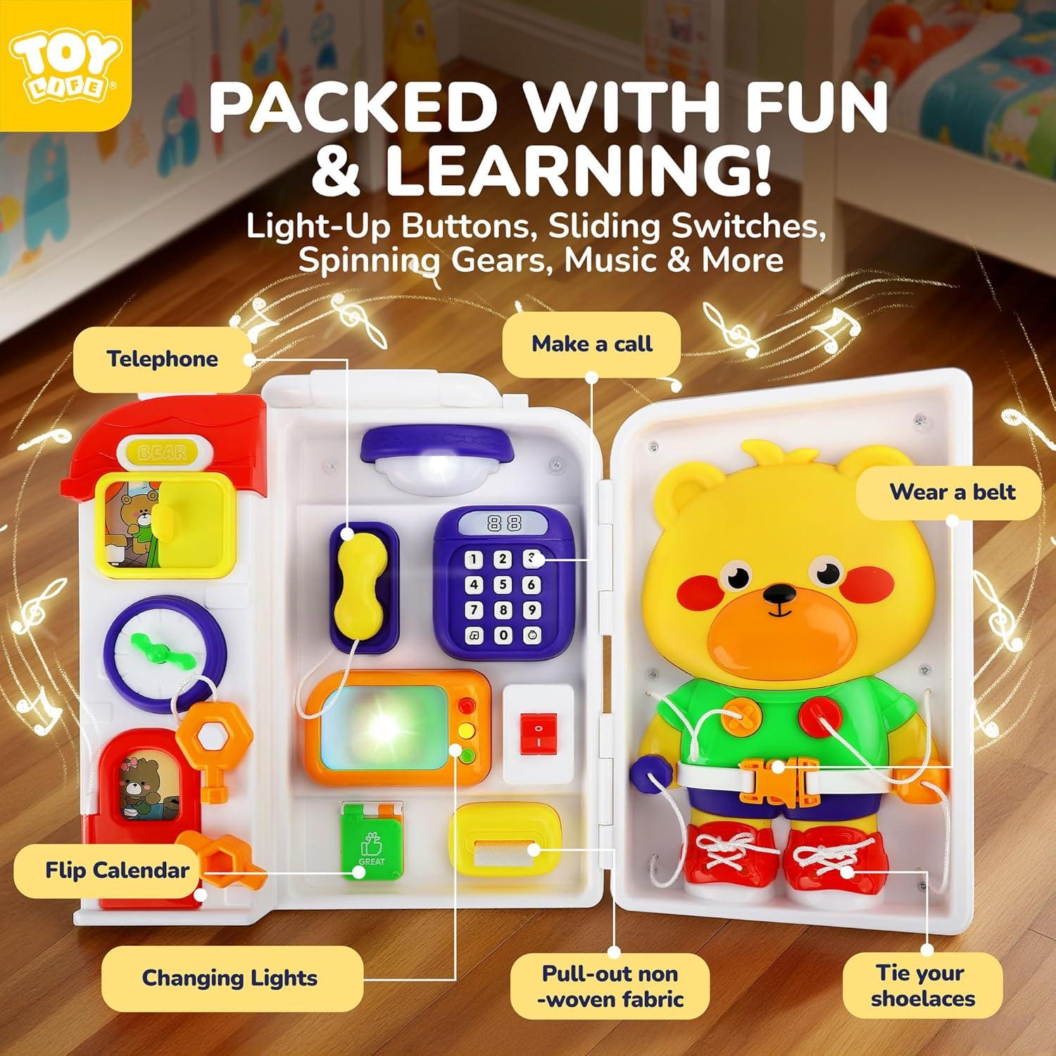 Tablero Ocupado Musical Montessori TOY Life 23x6 cm 1-3 años