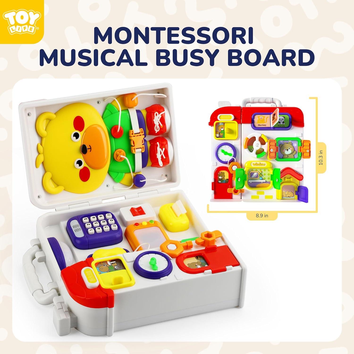 Tablero Ocupado Musical Montessori TOY Life 23x6 cm 1-3 años