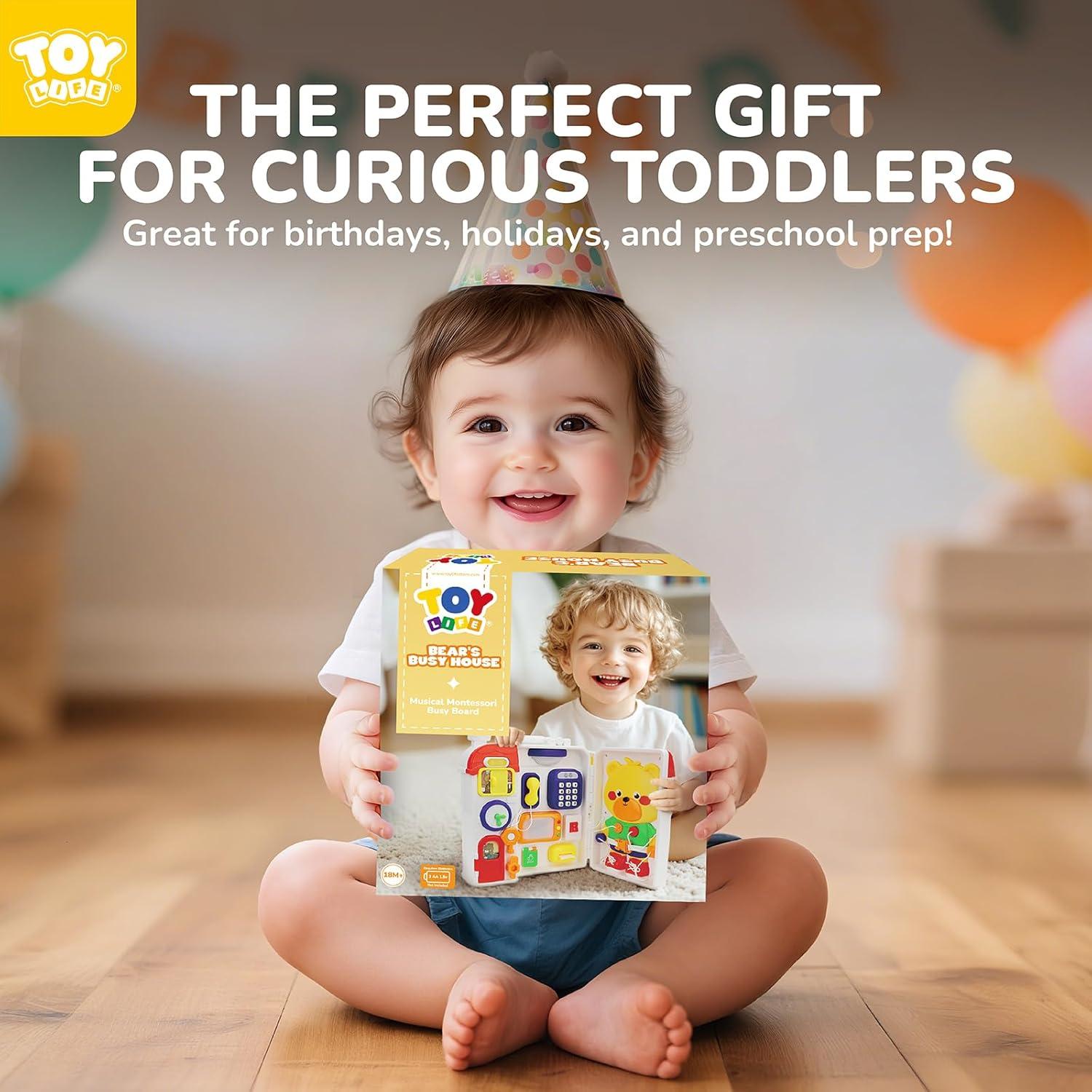 Tablero Ocupado Musical Montessori TOY Life 23x6 cm 1-3 años