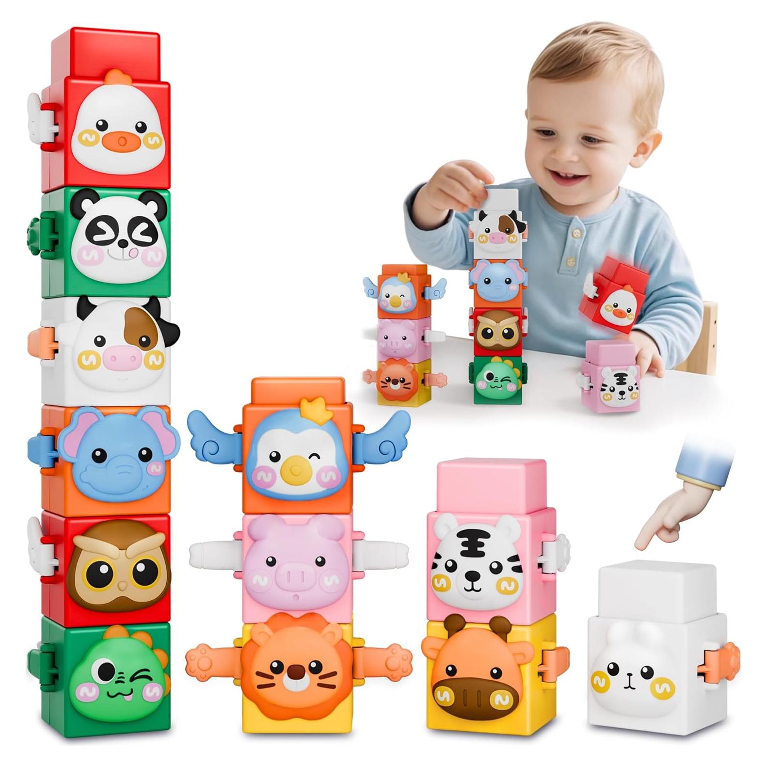 Juguete de Apilamiento iPlay, iLearn para Bebés 18-24 Meses
