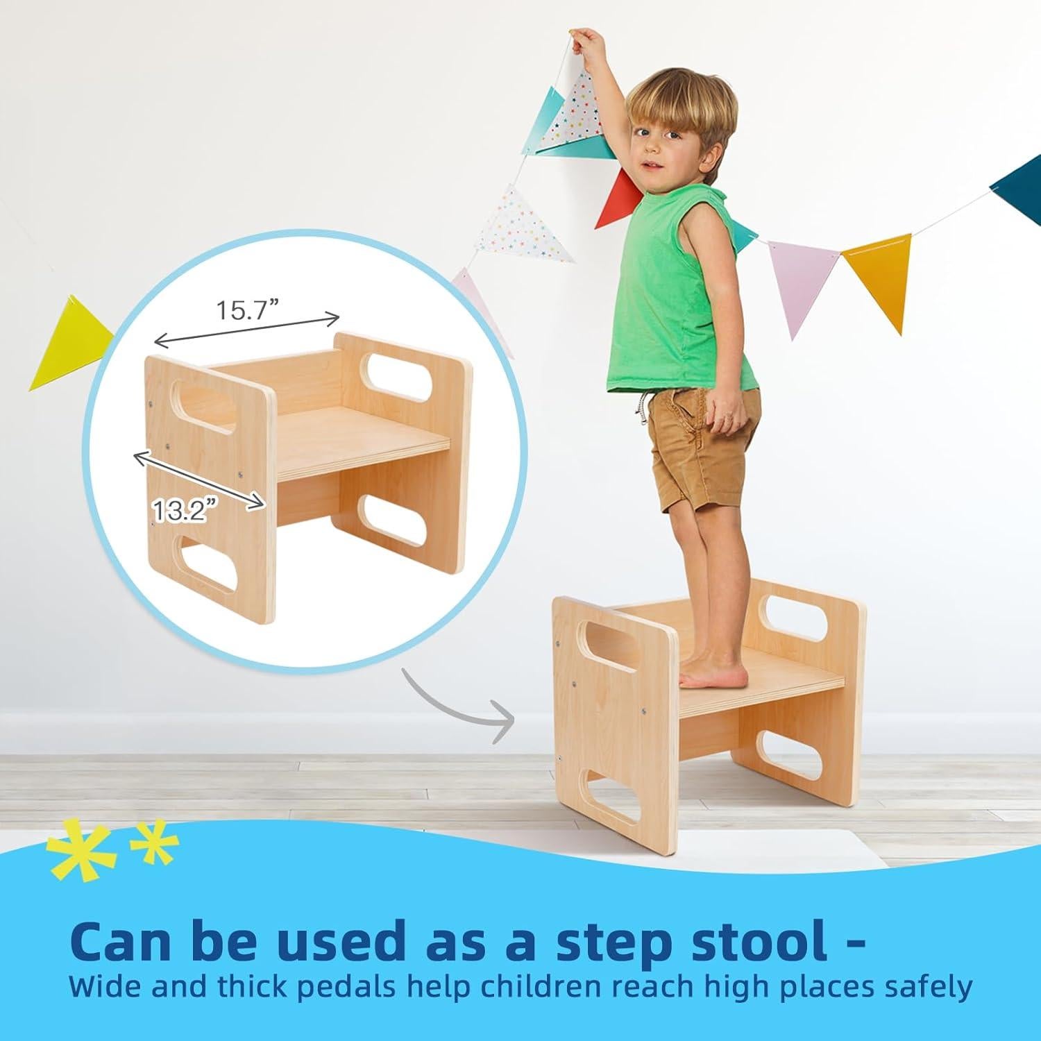 Conjunto de Mesa y Silla Montessori TOOKYTOY para Niños 1-3 Años