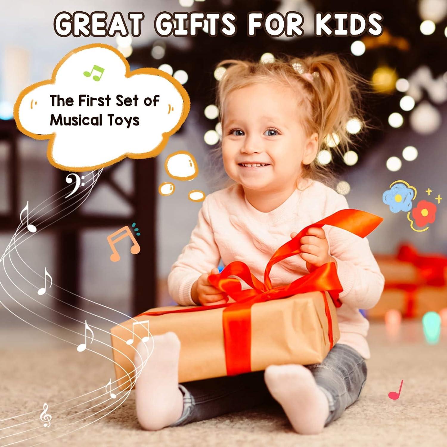 Set de Instrumentos Musicales LOOIKOOS para Niños 1-3 Años