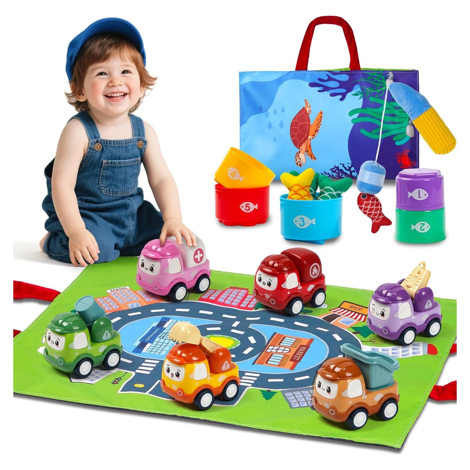Juguetes Montessori de Pesca y Camión GMPAJHL 12 en 1 para Niños