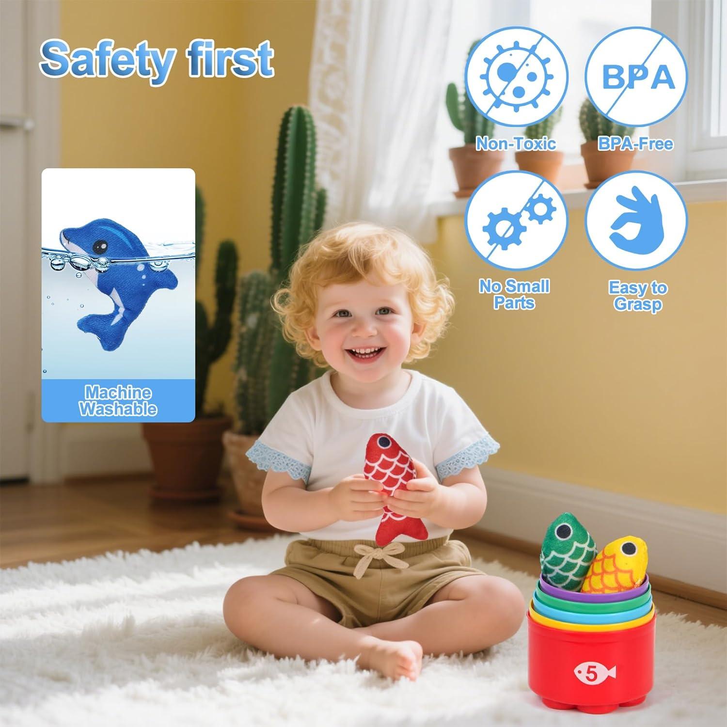 Juguetes Montessori de Pesca y Camión GMPAJHL 12 en 1 para Niños