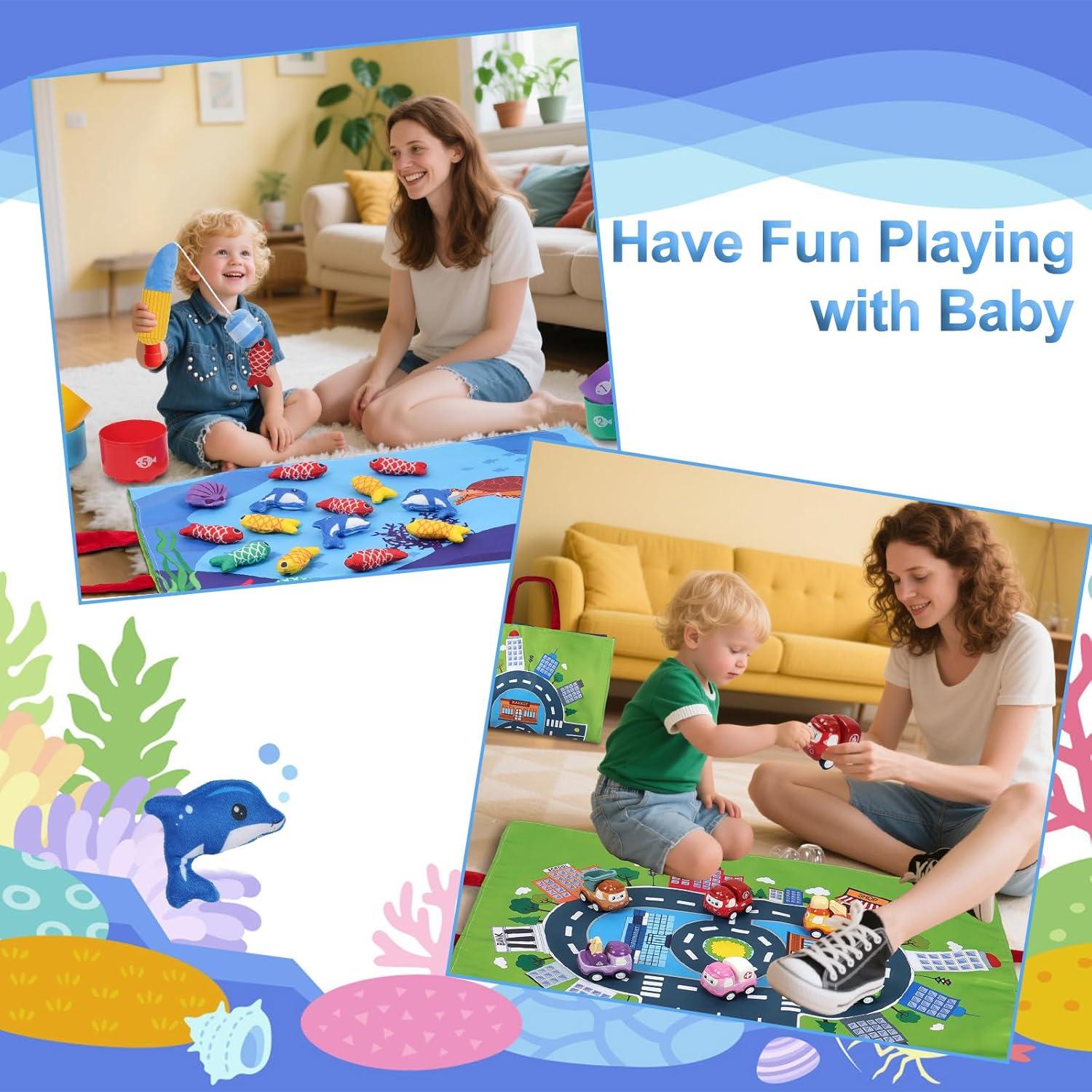 Juguetes Montessori de Pesca y Camión GMPAJHL 12 en 1 para Niños