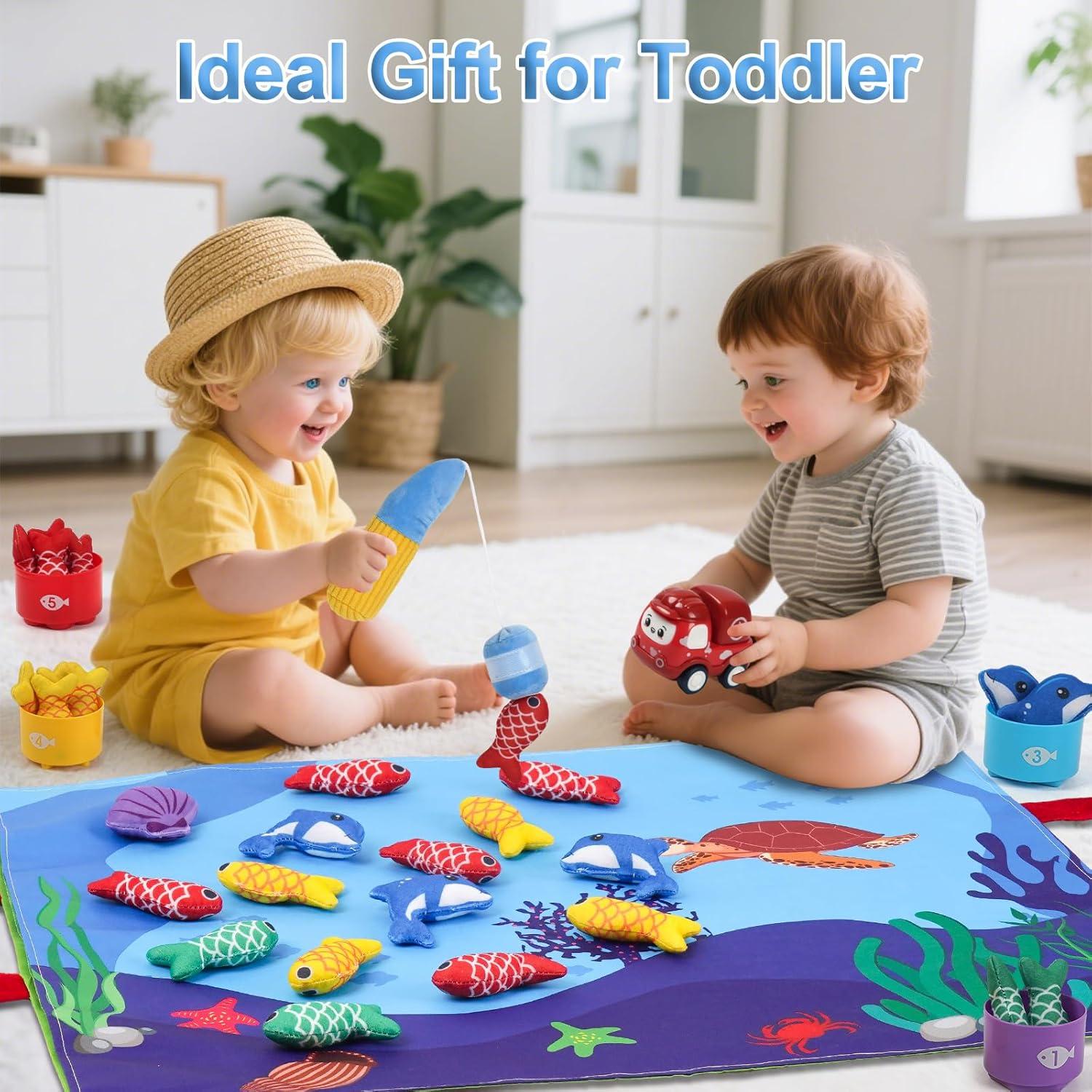 Juguetes Montessori de Pesca y Camión GMPAJHL 12 en 1 para Niños