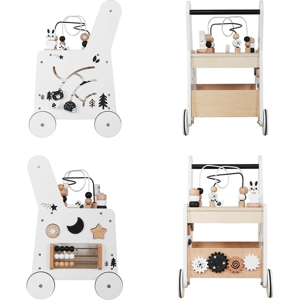 Andador de Madera Touch Us 5 en 1 Cubos de Actividad Montessori