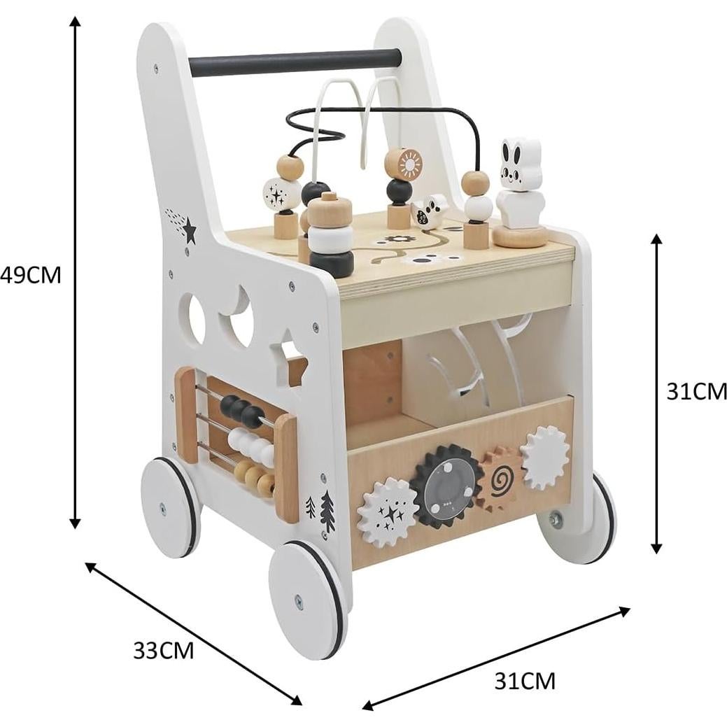 Andador de Madera Touch Us 5 en 1 Cubos de Actividad Montessori