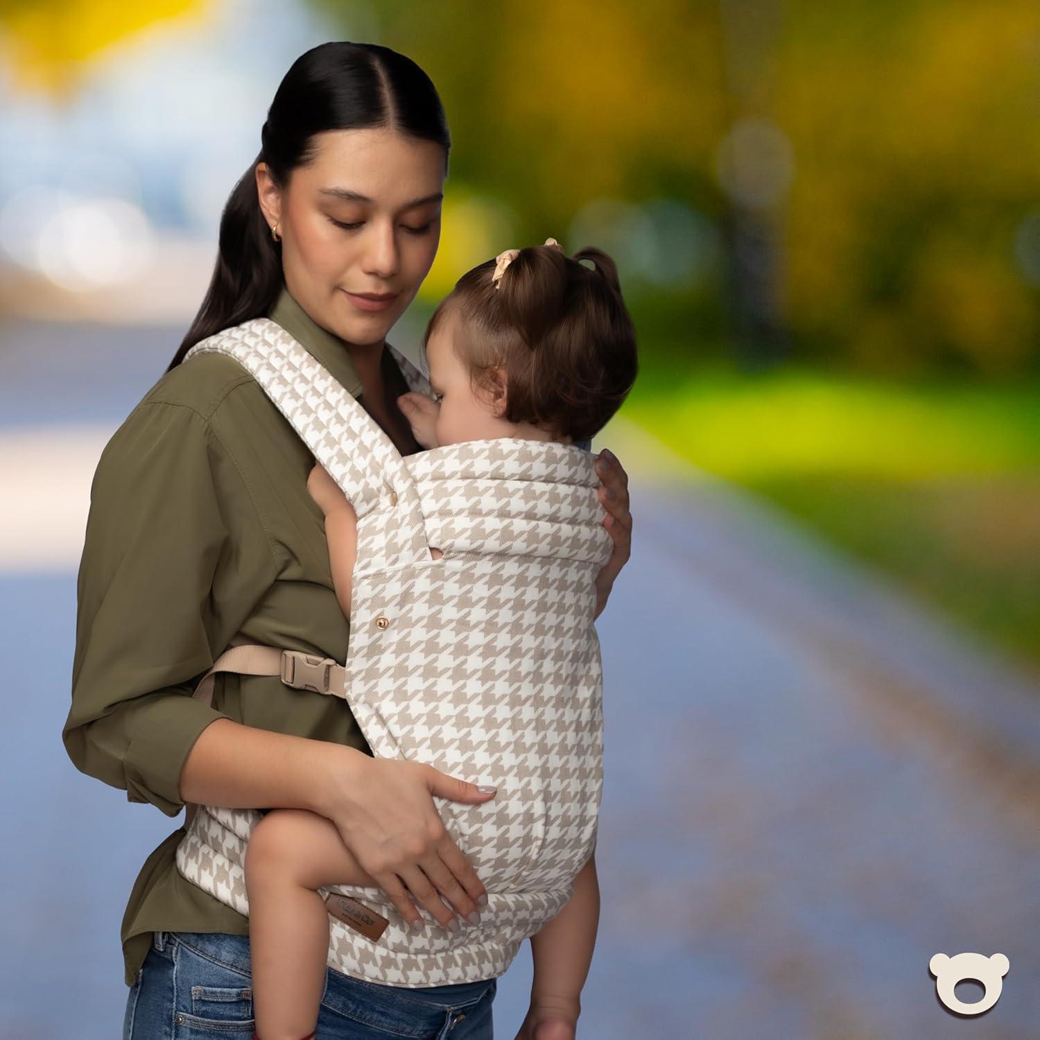 Portabebés Ergonómico Cub & Co Houndstooth 4 en 1 Ajustable