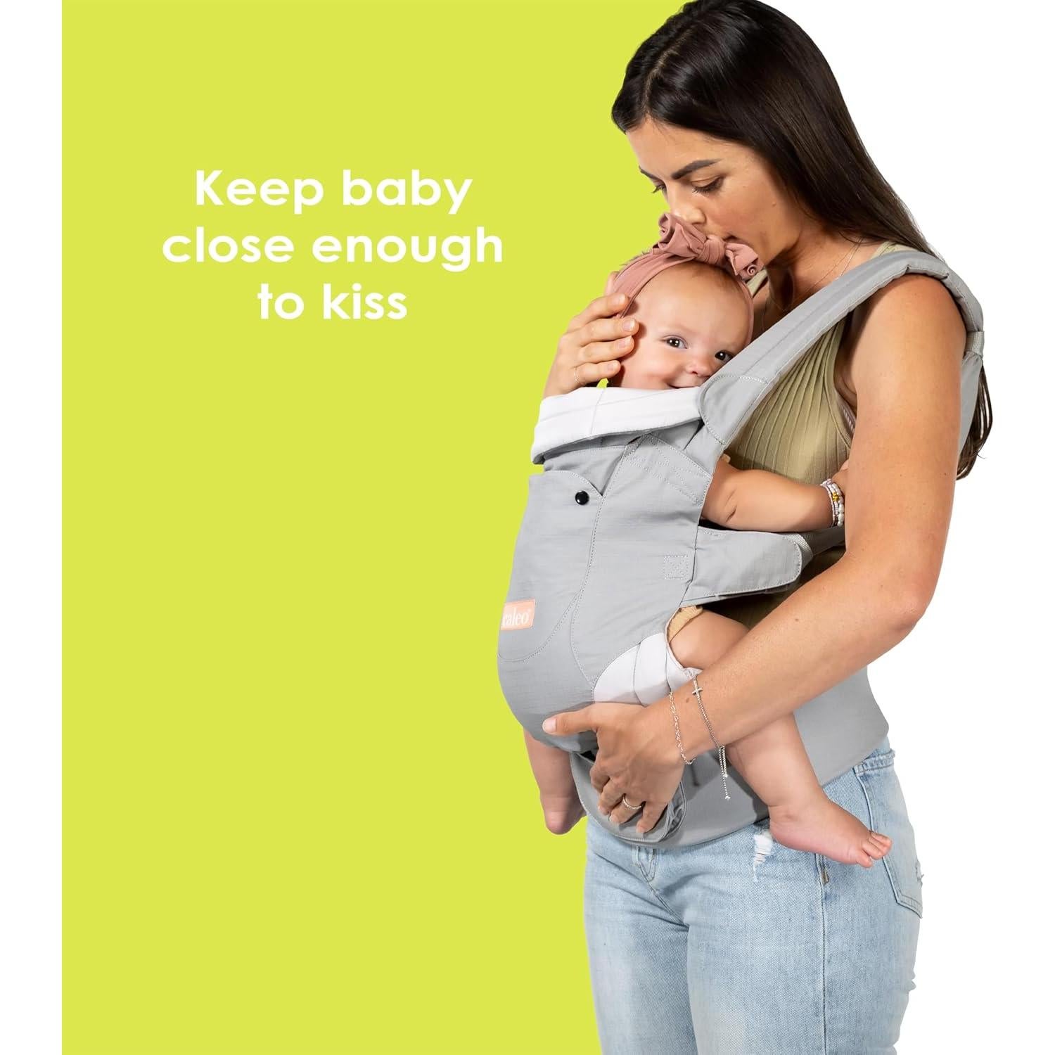 Portabebés 3-en-1 Baby Trend Caleo Algodón Abrazo Medianoche