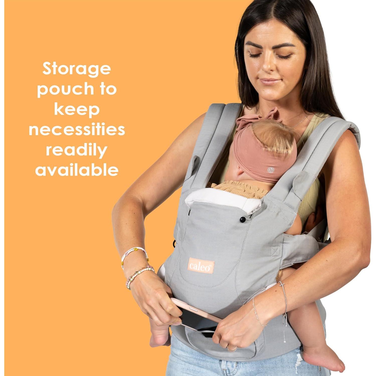 Portabebés 3-en-1 Baby Trend Caleo Algodón Abrazo Medianoche