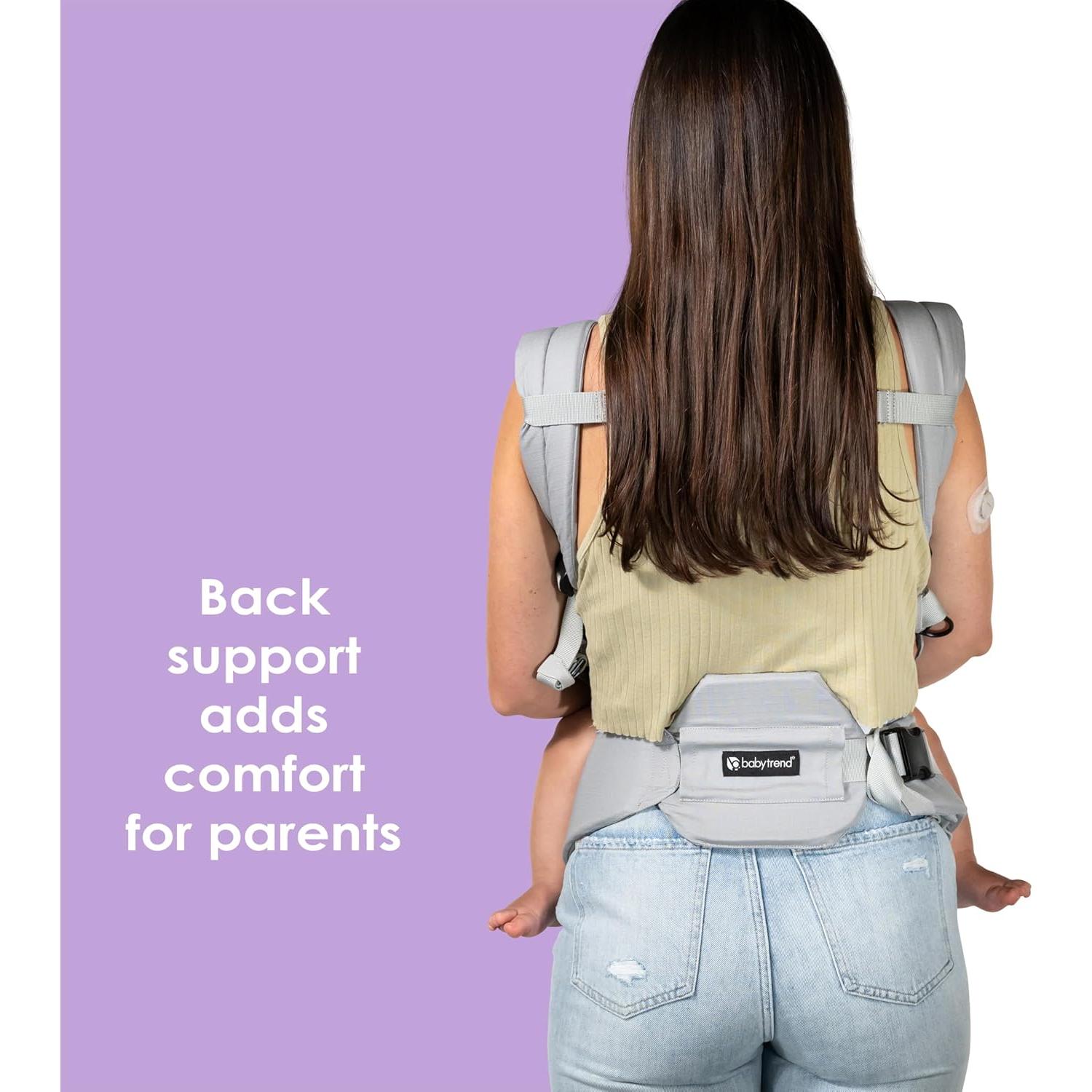 Portabebés 3-en-1 Baby Trend Caleo Algodón Abrazo Medianoche