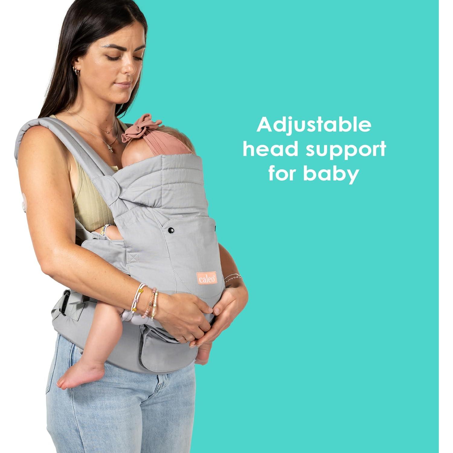 Portabebés 3-en-1 Baby Trend Caleo Algodón Abrazo Medianoche