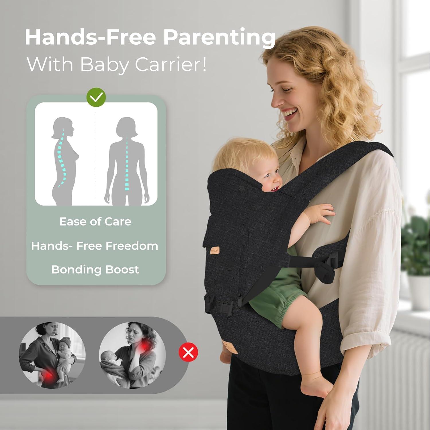 Portabebés FRUITEAM 6-en-1 Ajustable con Asiento de Cadera