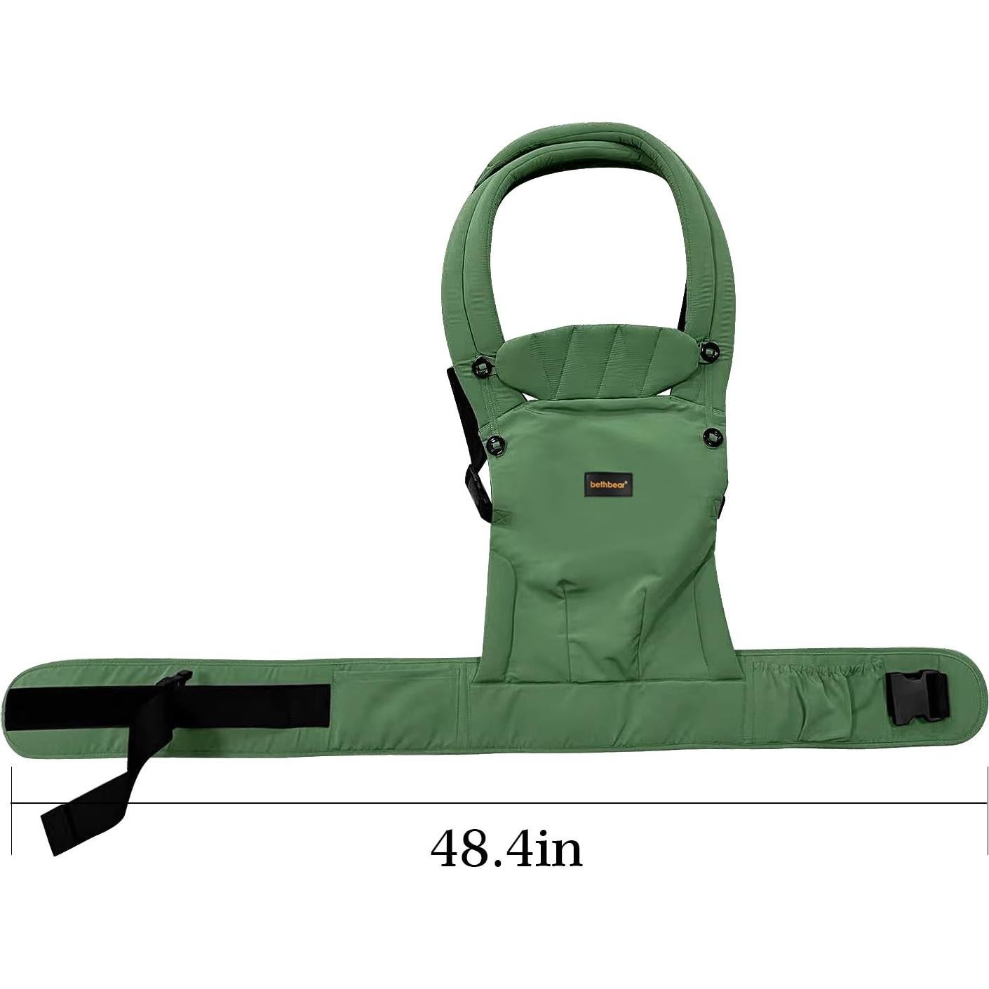 Portabebés Ergonómico BethBear Verde 3-20 kg Ajustable