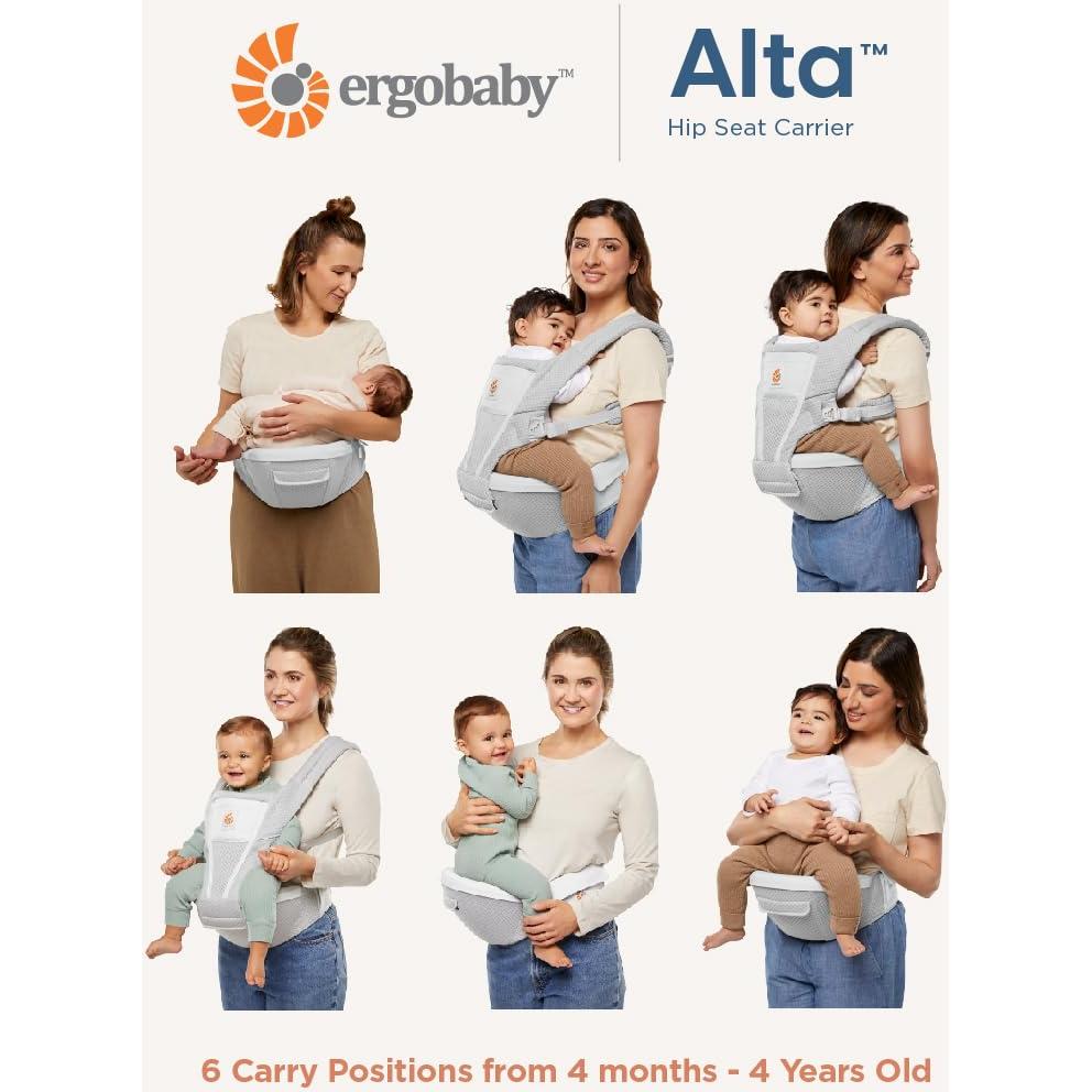 Portabebés Ergobaby Alta 2-en-1 Malla SoftFlex Marrón