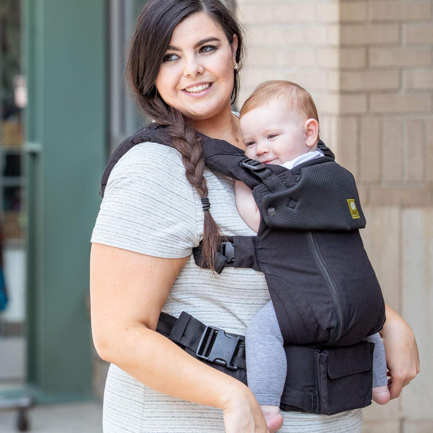 Portabebés Ergonómico LÍLLÉbaby Serenity 6-en-1 Negro