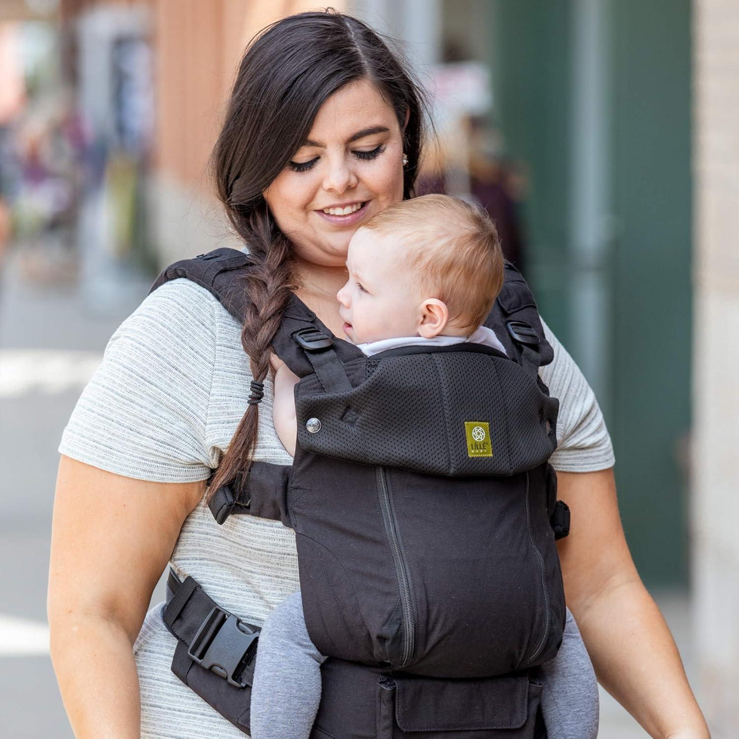 Portabebés Ergonómico LÍLLÉbaby Serenity 6-en-1 Negro