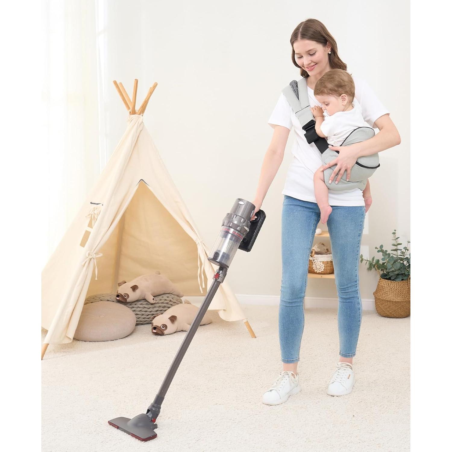 Portabebés GAGAKU Ajustable Ergonomico Gris Claro 6-36 Meses