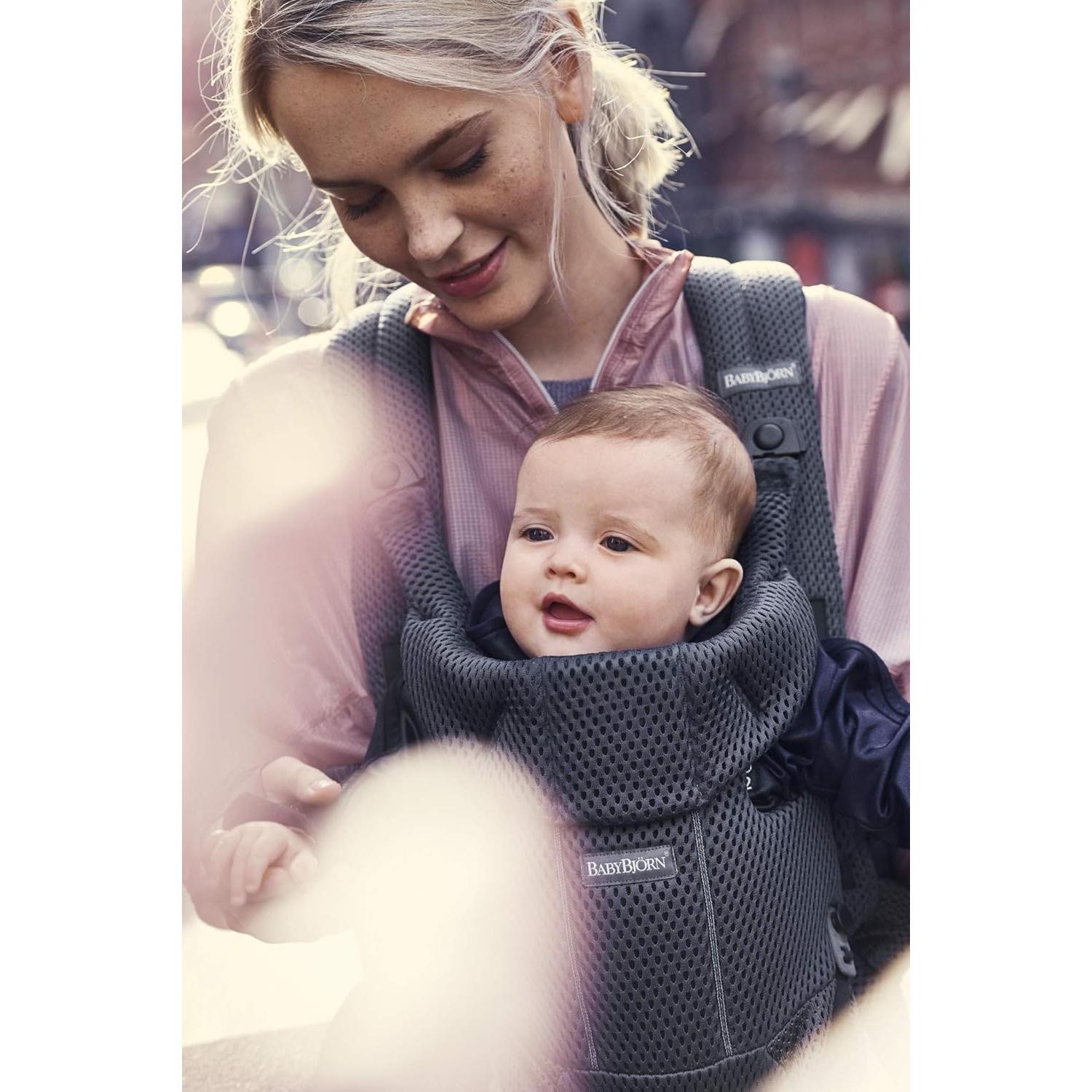 Portabebés BabyBjörn Libre Malla 3D Antracita 0.8kg