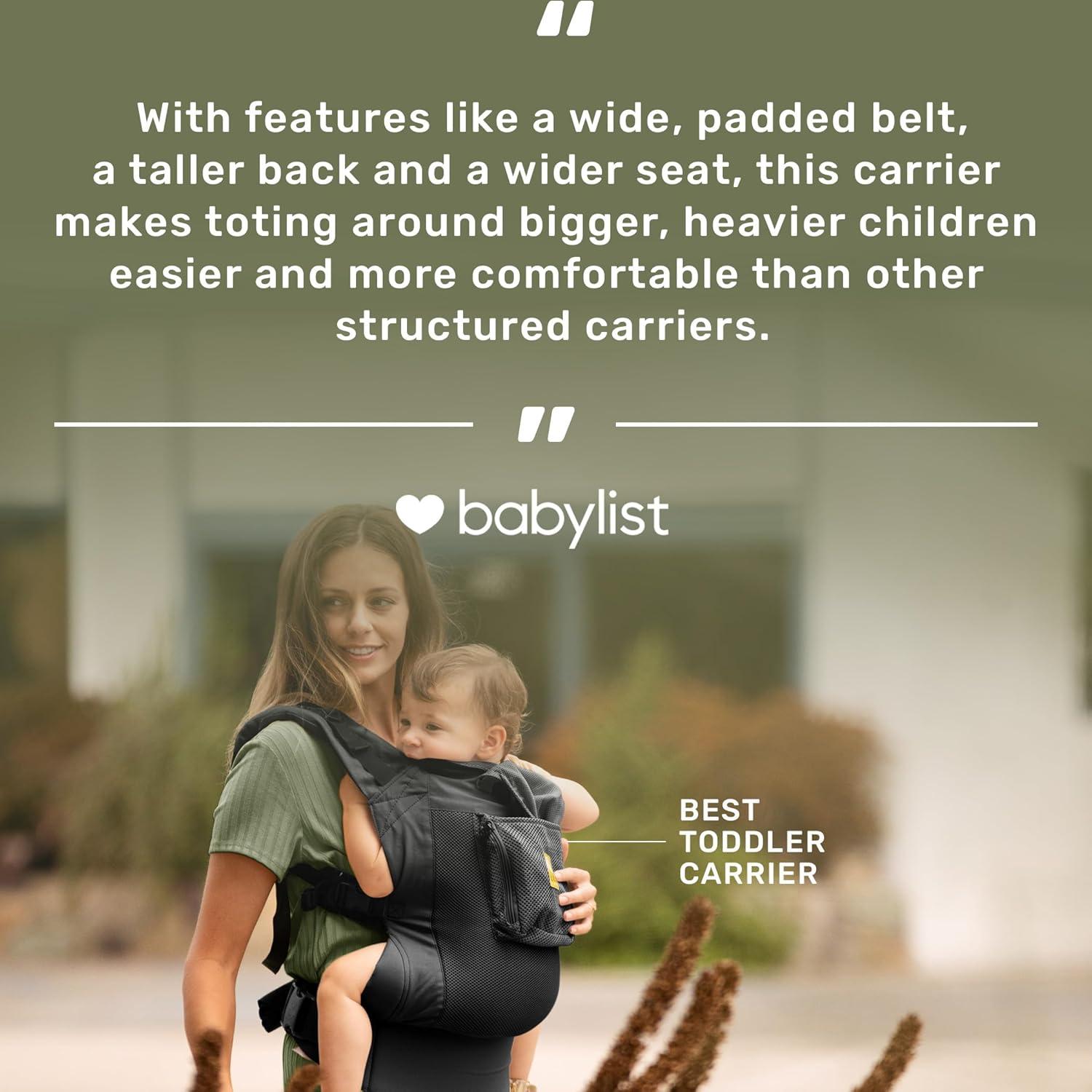 Portabebés Ergonómico LILLEbaby CarryOn Airflow Negro 9.1-27.2 kg