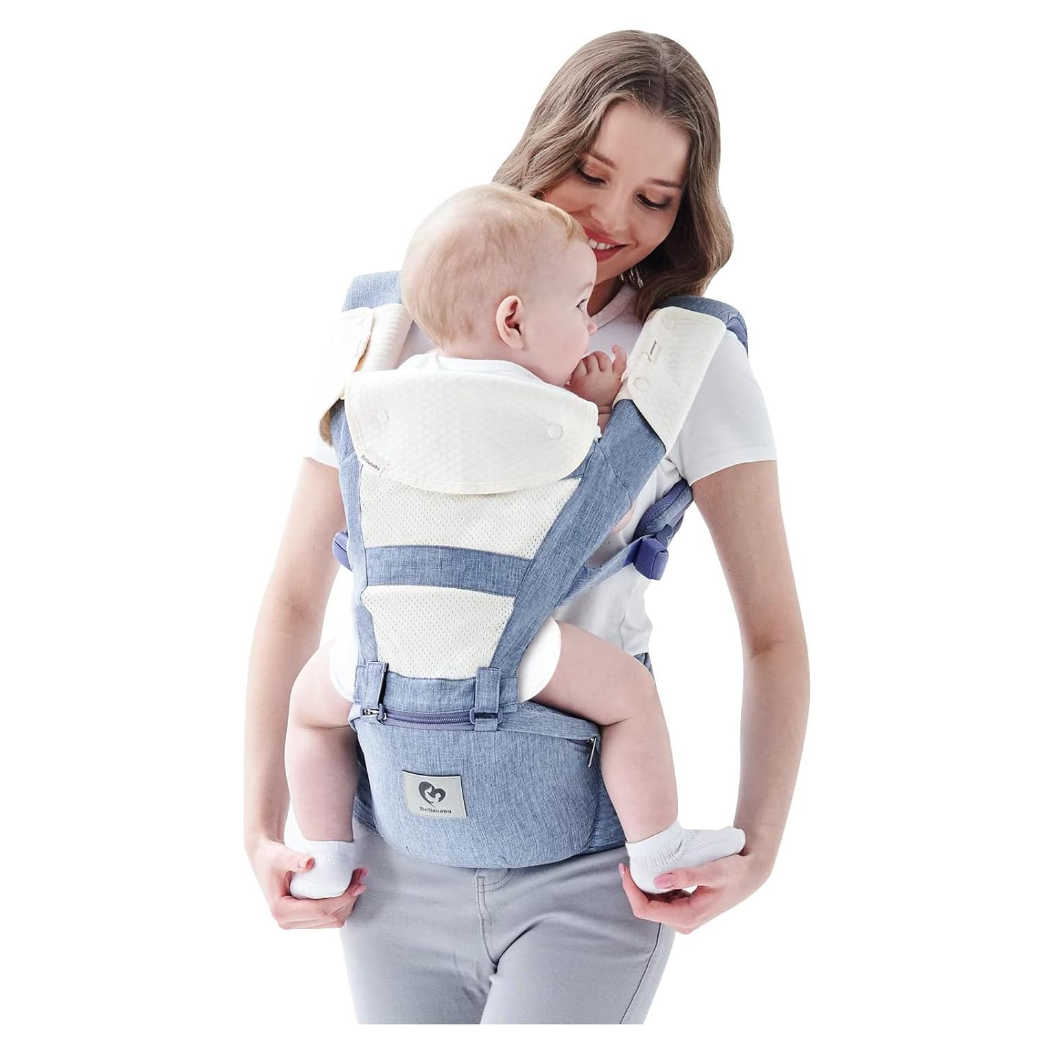 Portabebés Multifuncional Bellababy Azul Ergonómico M