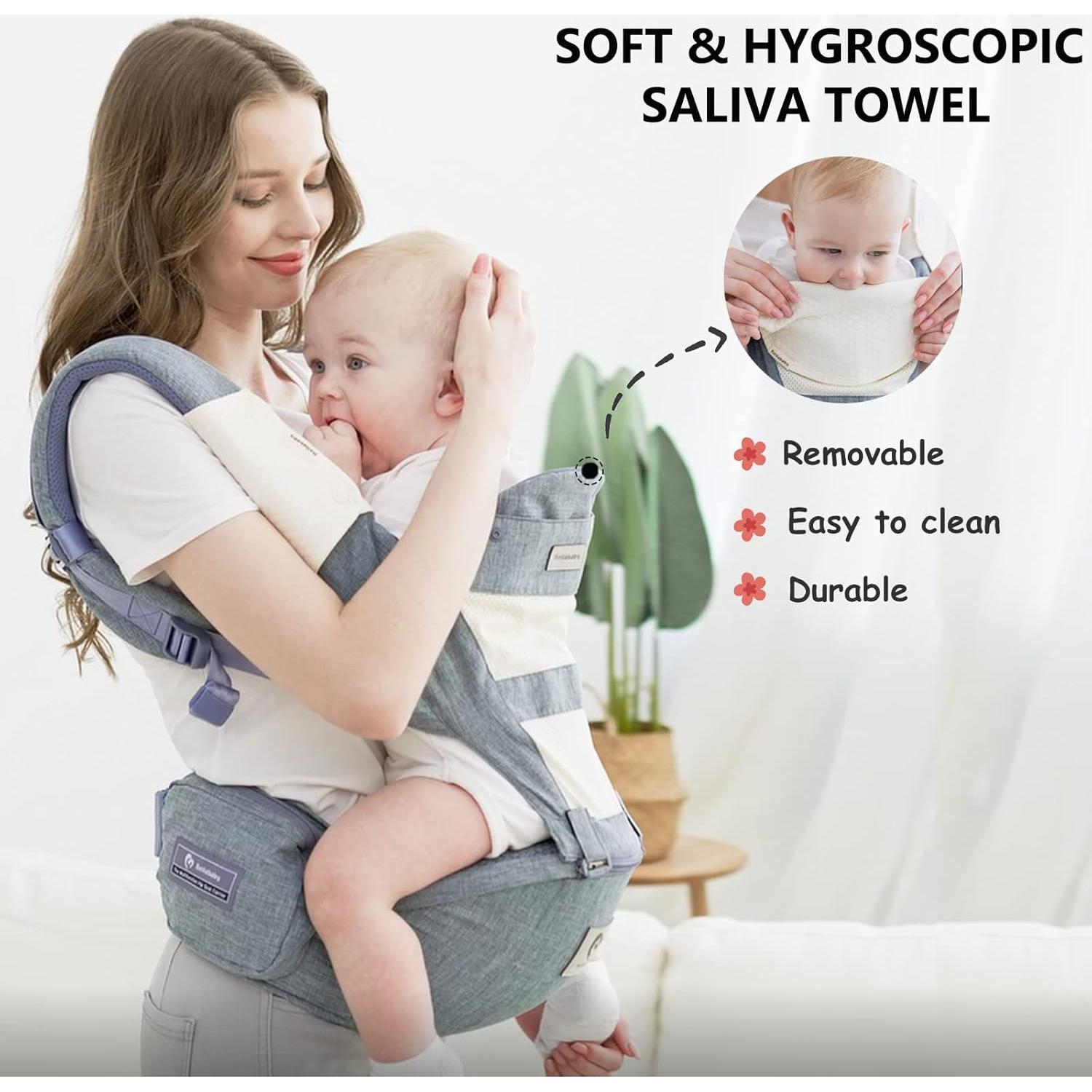 Portabebés Multifuncional Bellababy Azul Ergonómico M