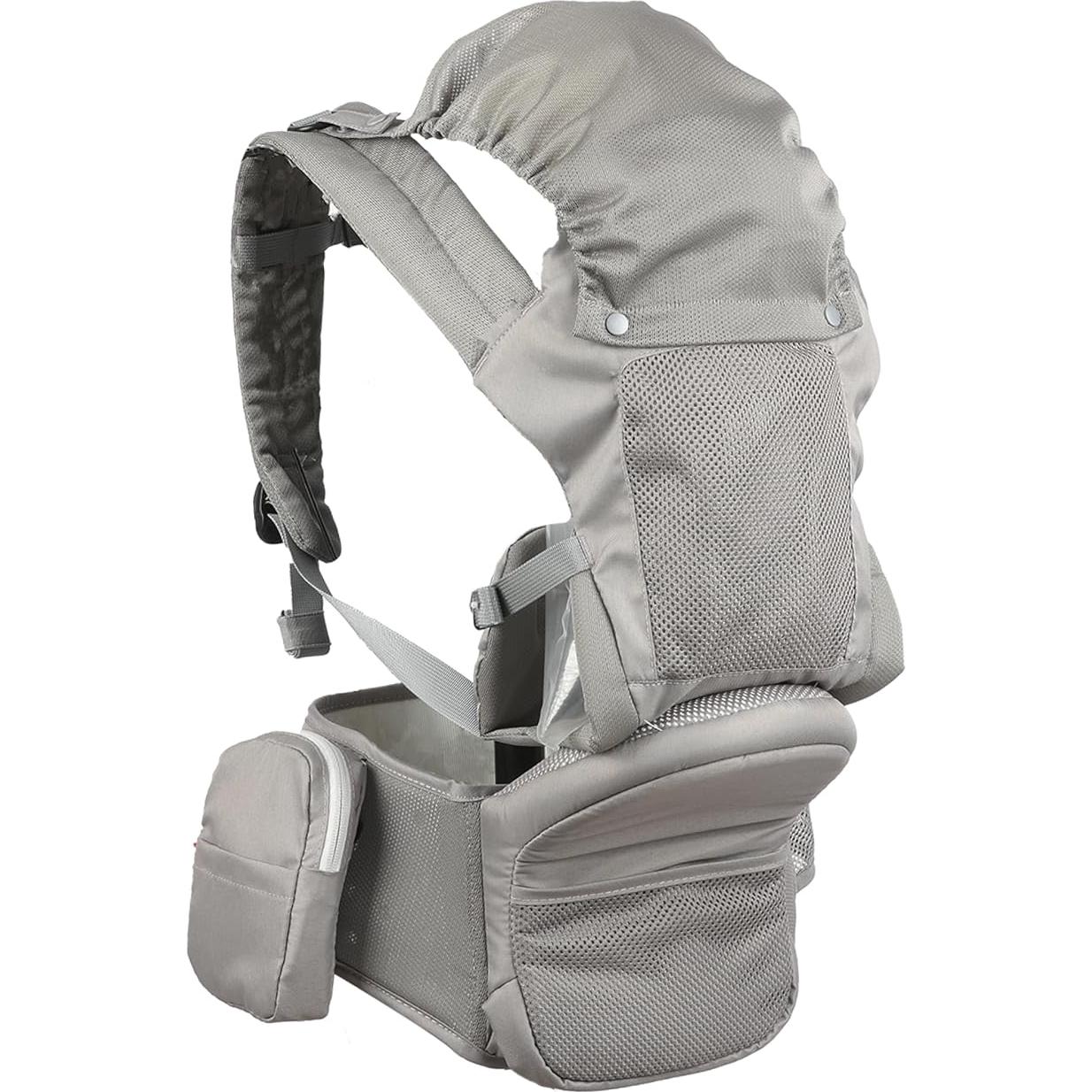Portabebés Ergonómico CooCooBaby FLEXSEAT Gris 3.2-20kg