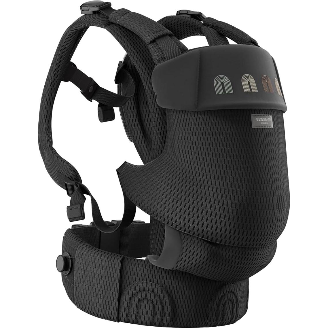 Portabebés Ligero BEIESTATE Negro Titanio hasta 15 kg