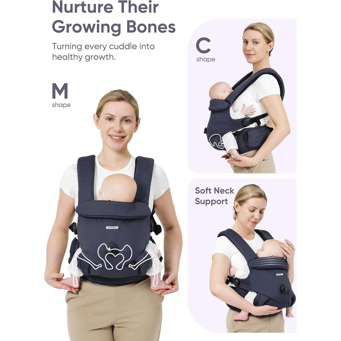 Portabebés Bonoch Ergonomico Ajustable EaseFit 4.5-20kg