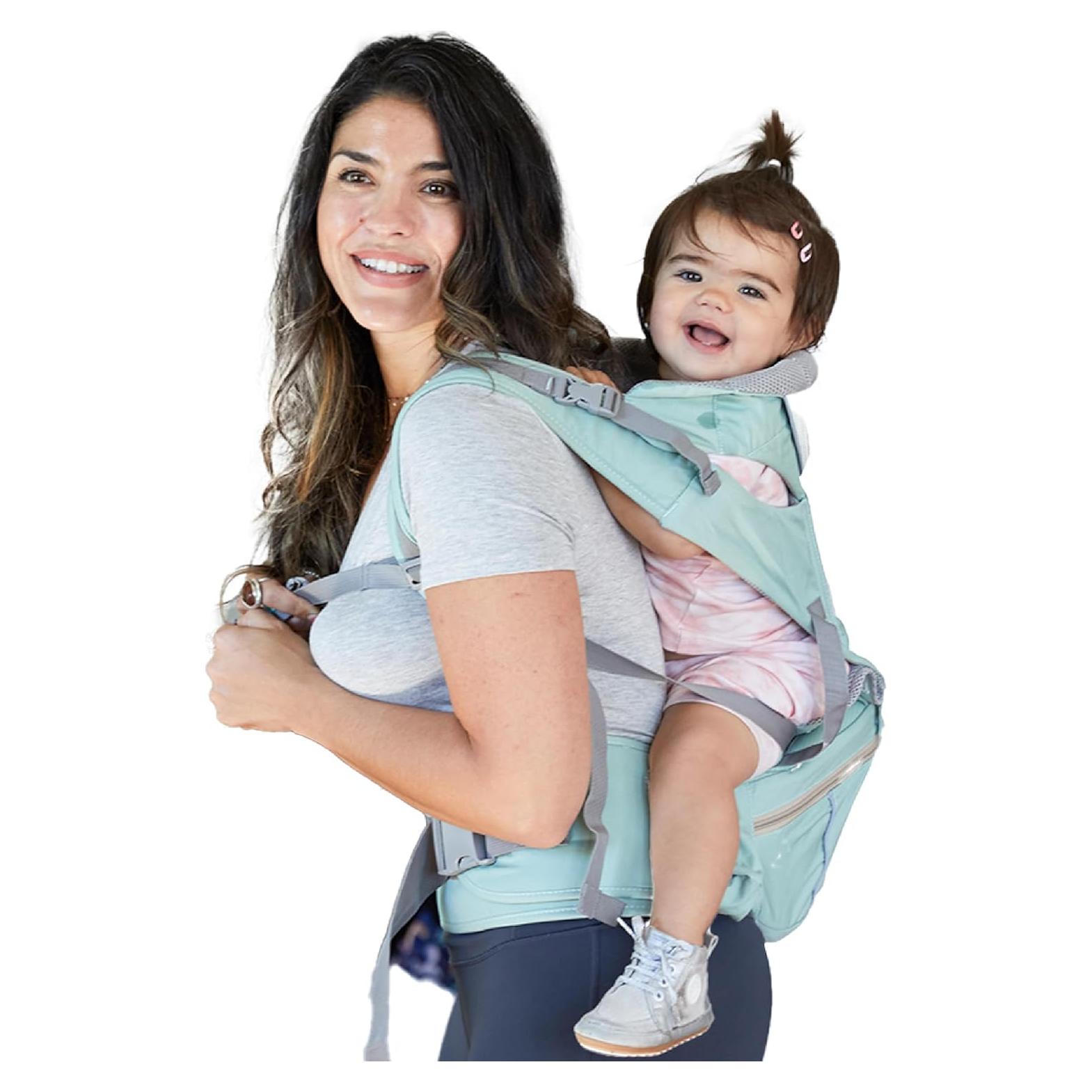 Portabebés ergonómico Baby Bells Ring 6 en 1 con almacenamiento